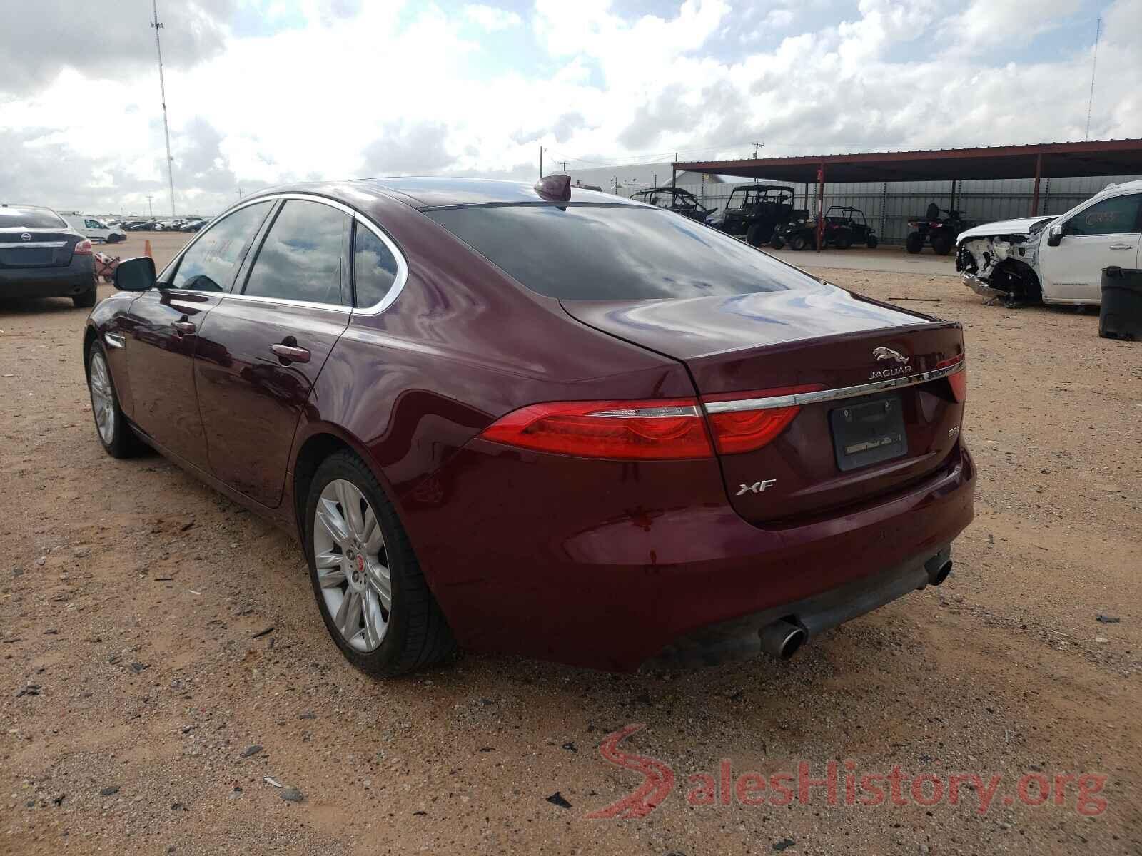 SAJBD4BV3GCY09872 2016 JAGUAR XF