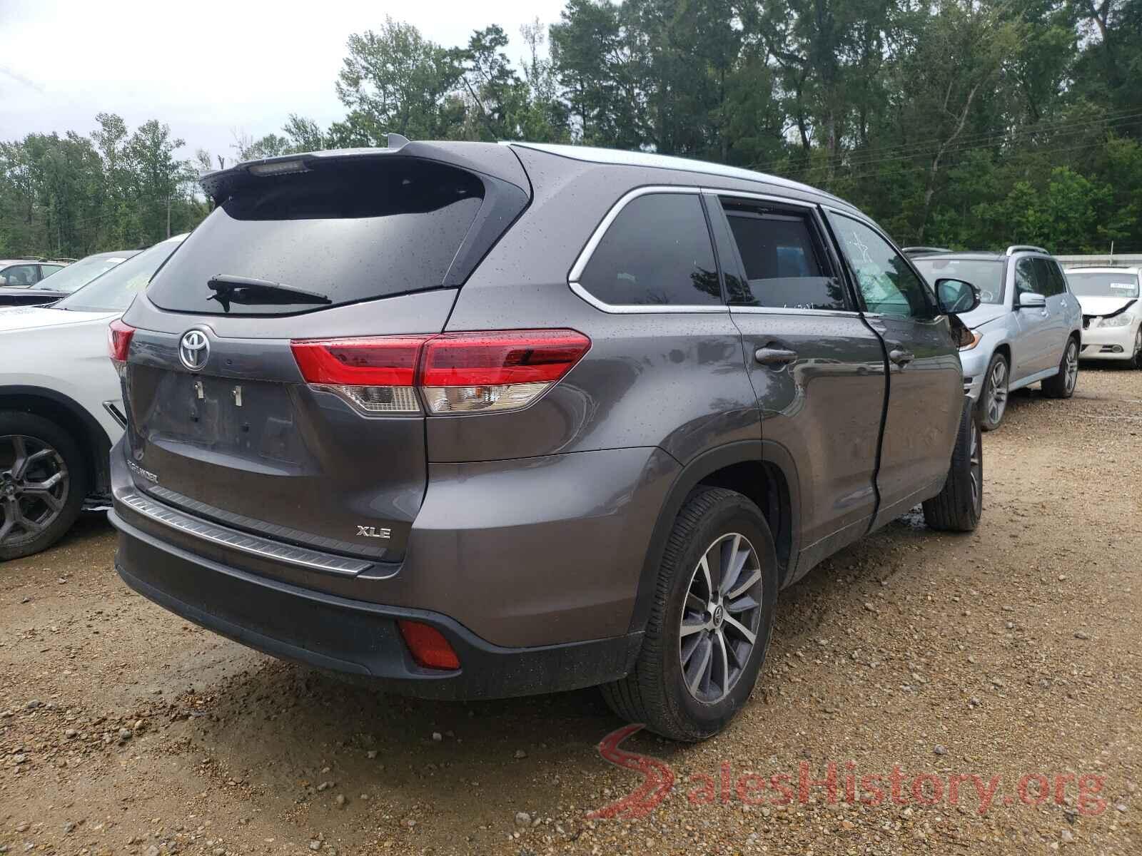 5TDKZRFHXKS567784 2019 TOYOTA HIGHLANDER