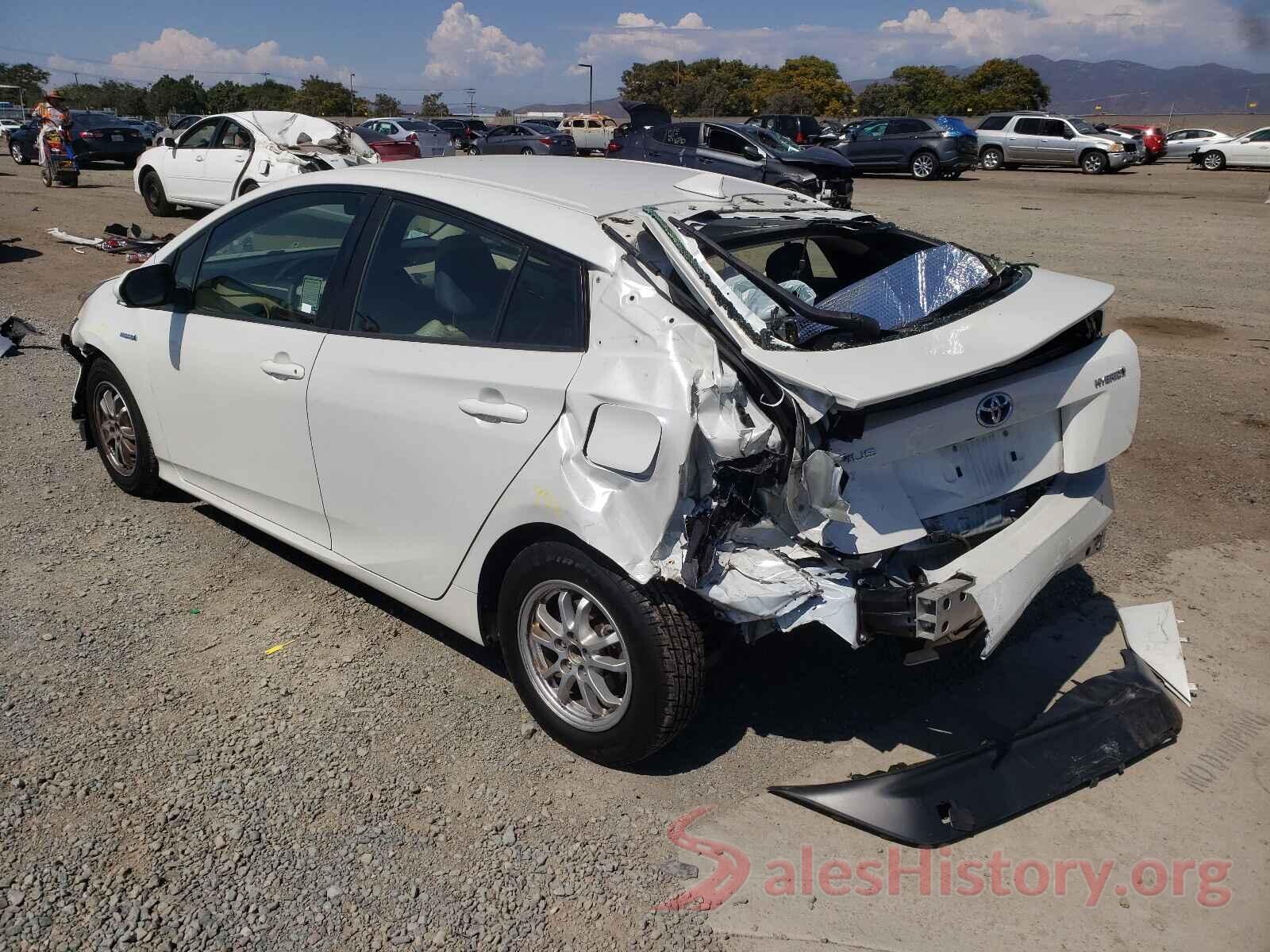 JTDKBRFU7G3016979 2016 TOYOTA PRIUS