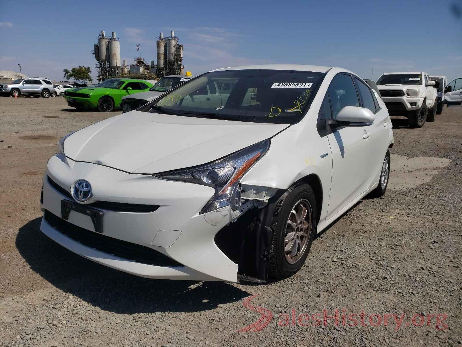 JTDKBRFU7G3016979 2016 TOYOTA PRIUS