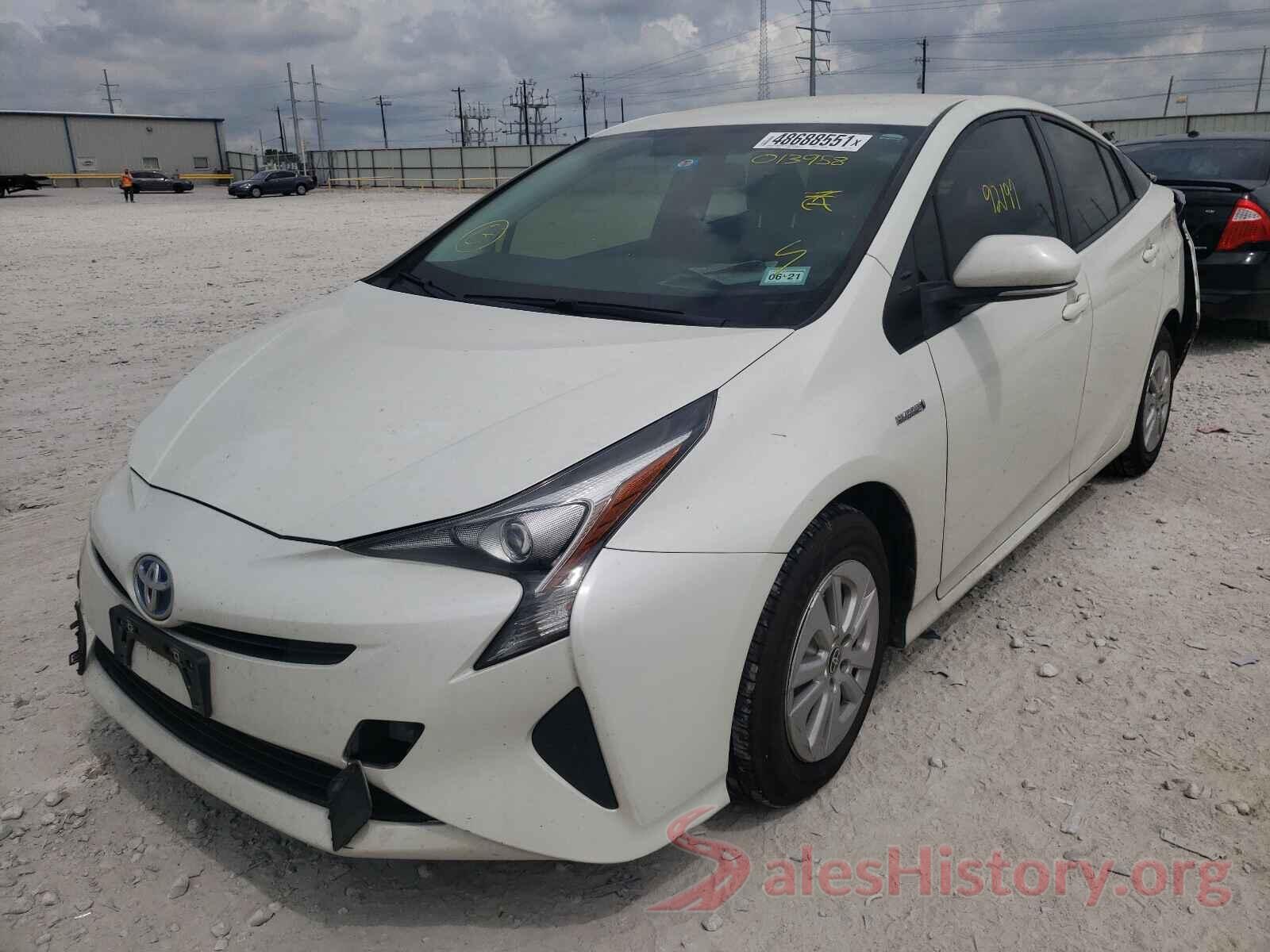 JTDKBRFU6G3013958 2016 TOYOTA PRIUS