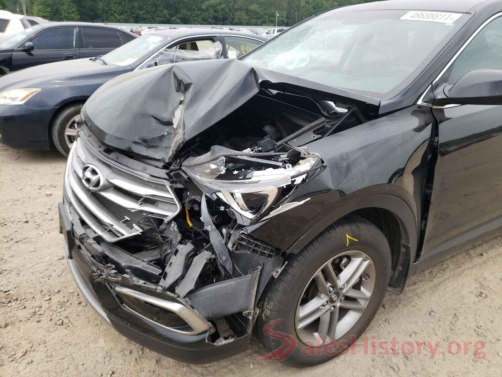 5XYZT3LBXHG393640 2017 HYUNDAI SANTA FE