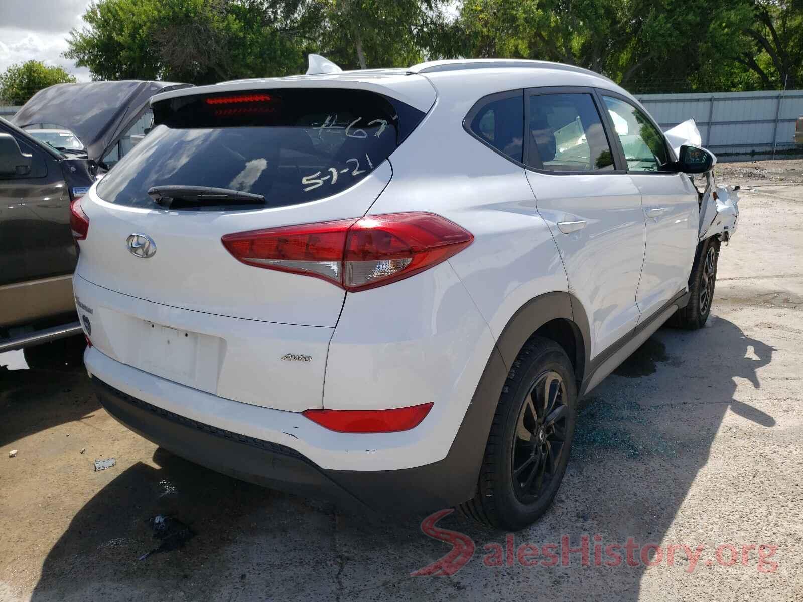 KM8J3CA4XJU708244 2018 HYUNDAI TUCSON