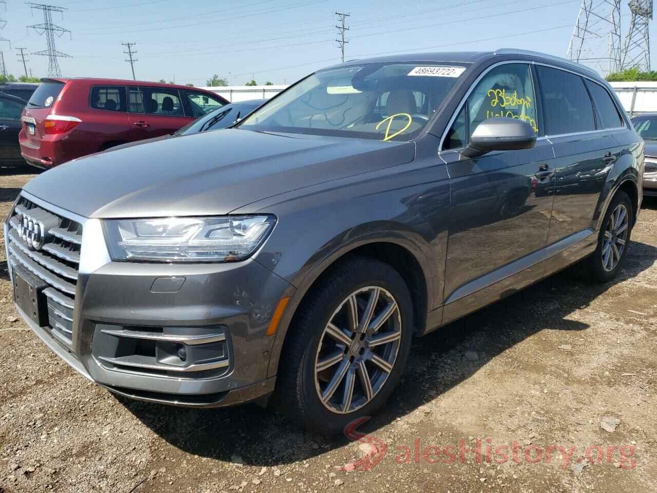 WA1LAAF71KD040842 2019 AUDI Q7