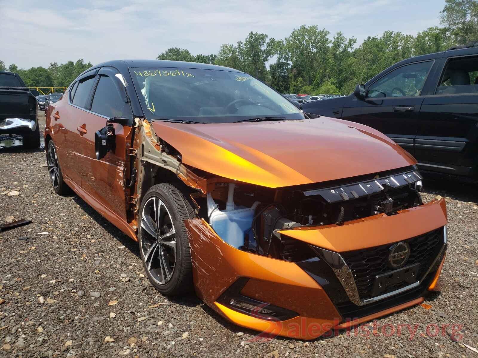 3N1AB8DV5LY283964 2020 NISSAN SENTRA