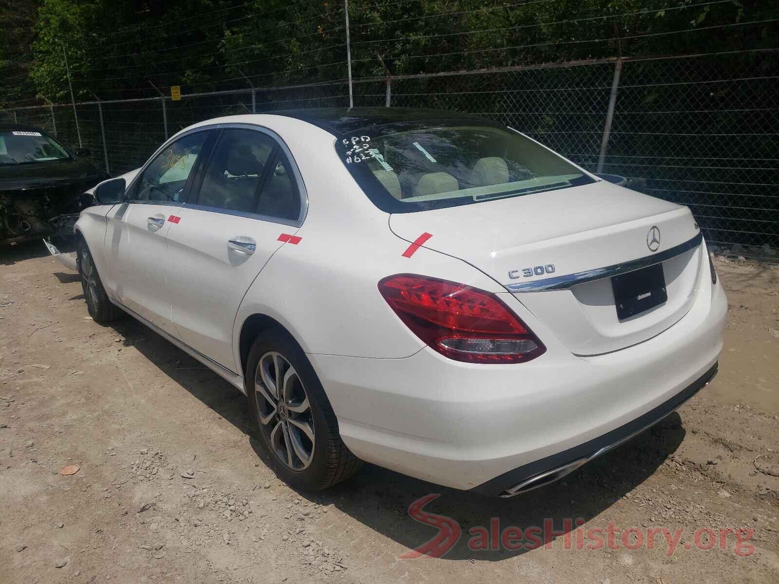 WDDWF4KB2JR331843 2018 MERCEDES-BENZ C CLASS