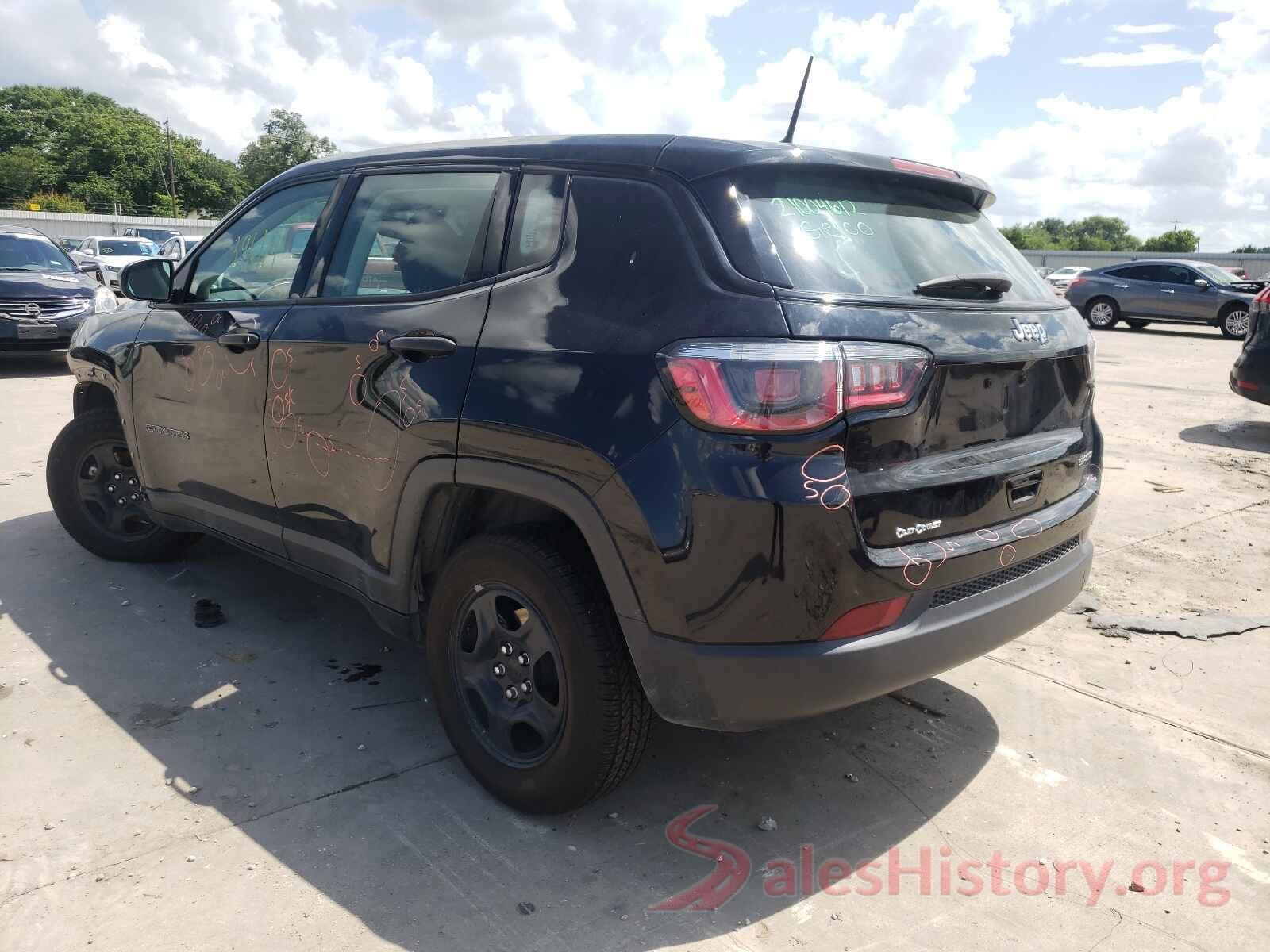 3C4NJCABXJT123233 2018 JEEP COMPASS