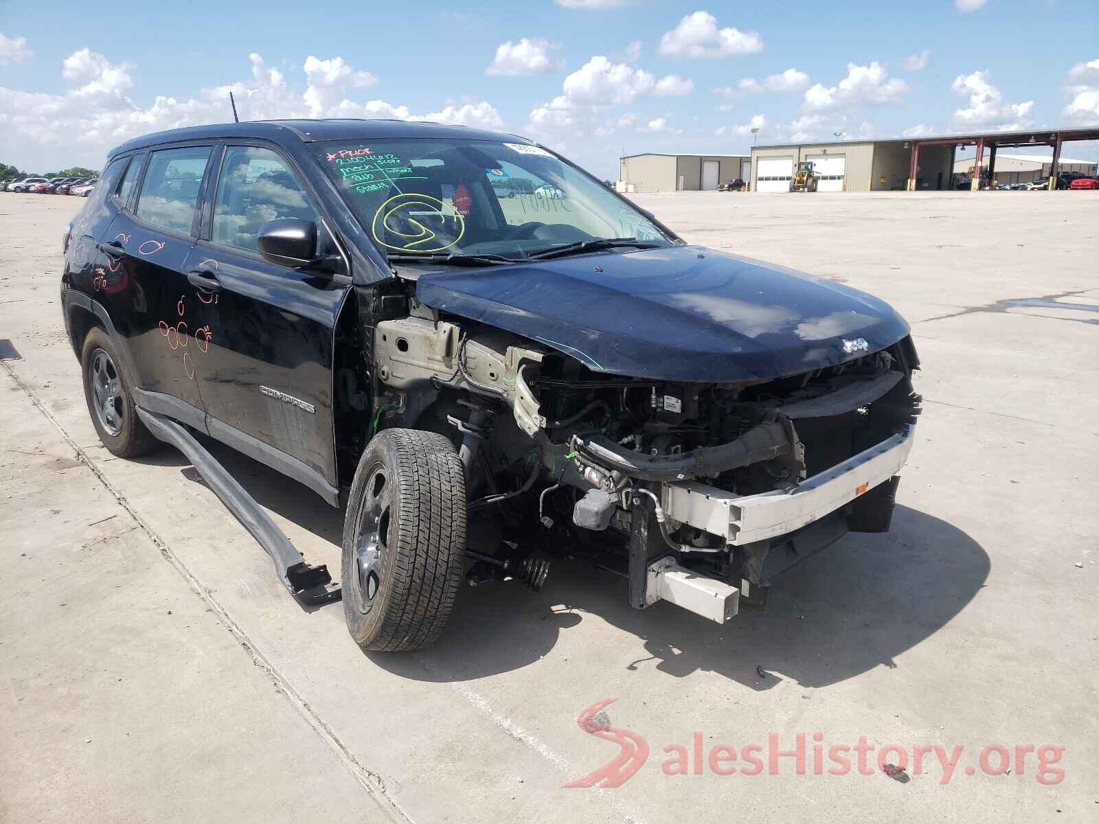 3C4NJCABXJT123233 2018 JEEP COMPASS