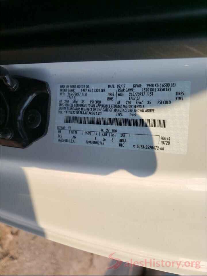 1FTEX1EB3JFA58121 2018 FORD F-150