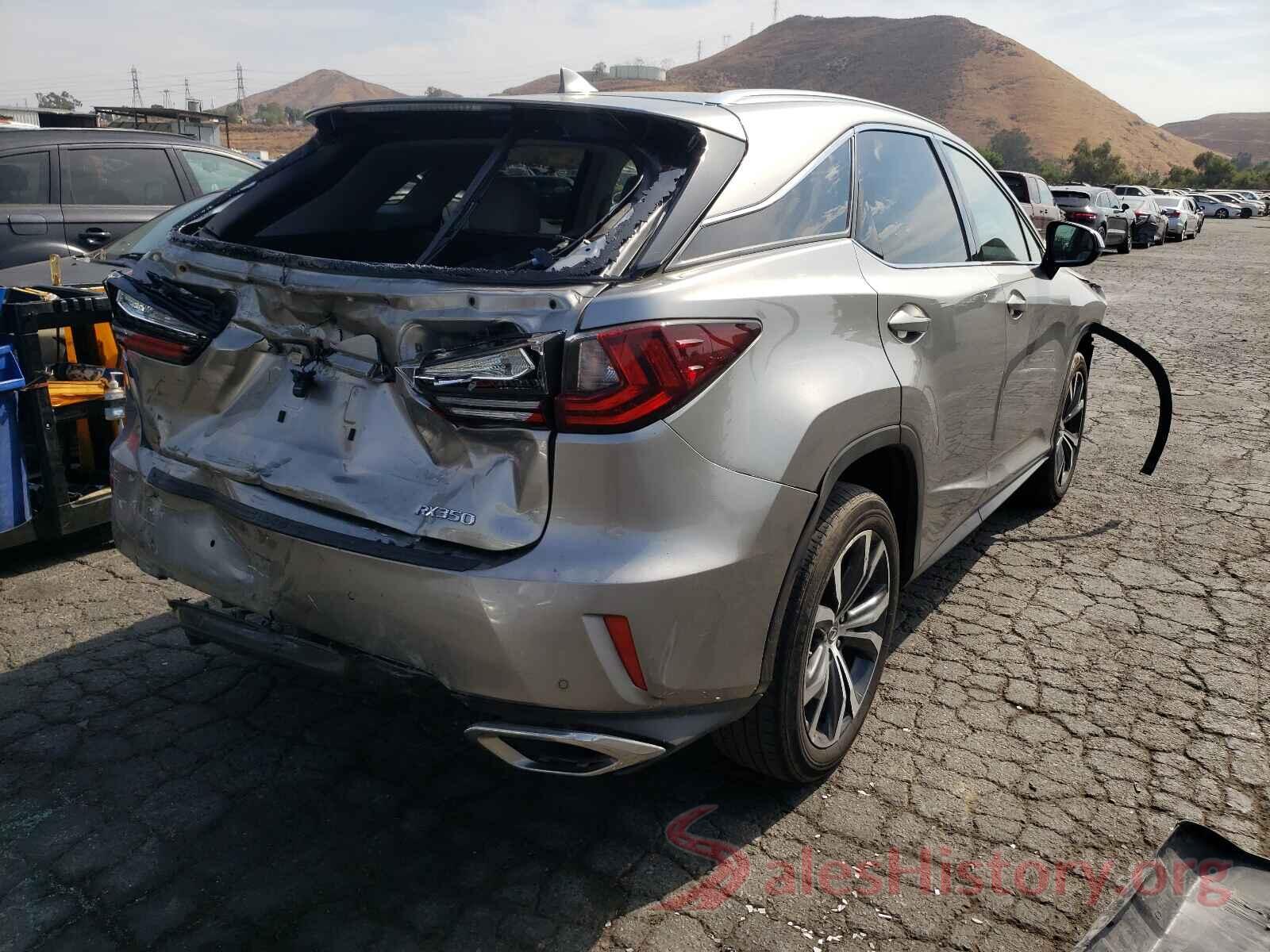 2T2ZZMCA8HC091024 2017 LEXUS RX350