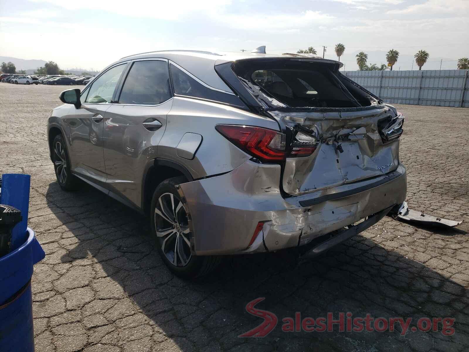 2T2ZZMCA8HC091024 2017 LEXUS RX350