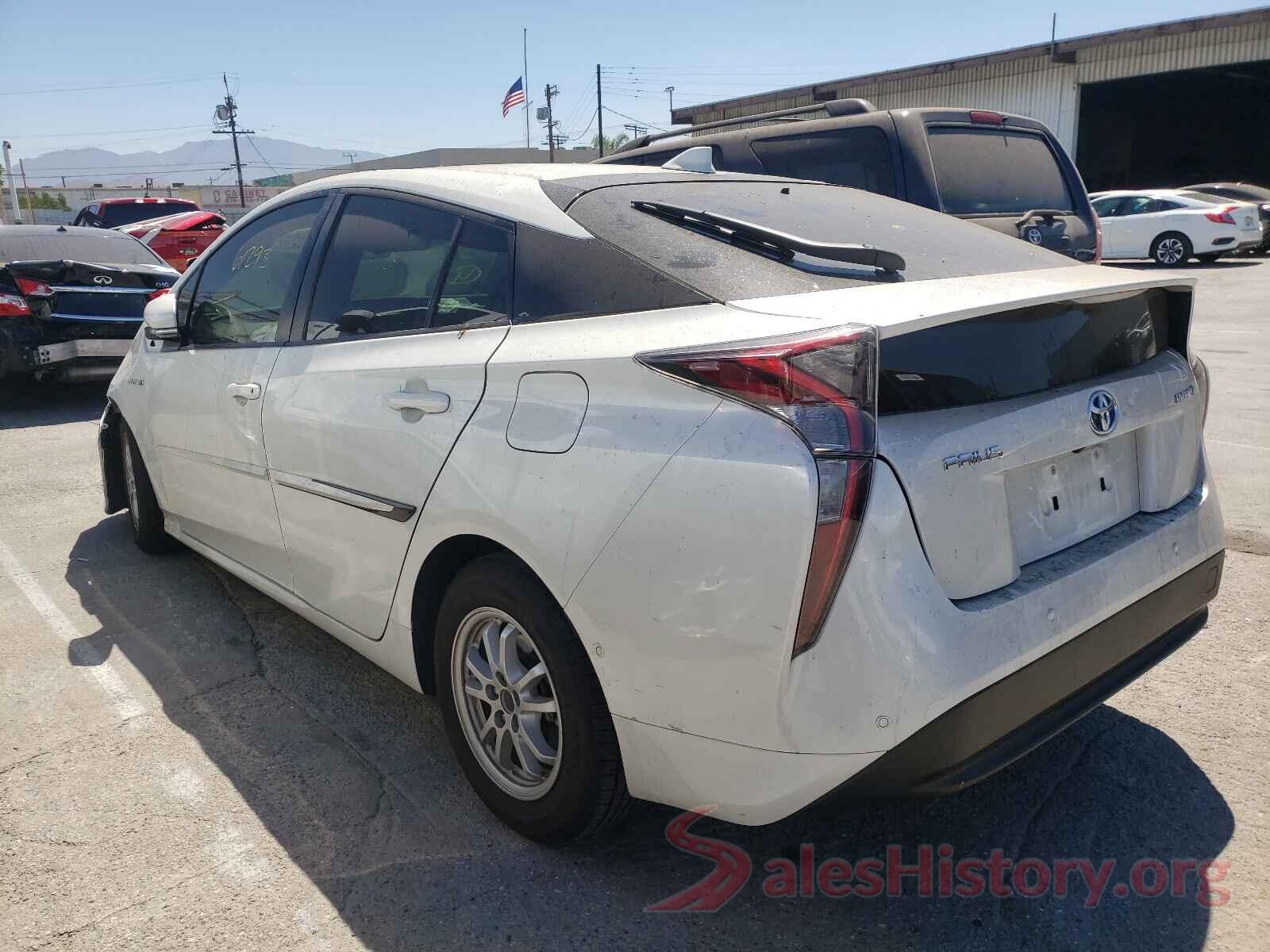 JTDKBRFU1H3053432 2017 TOYOTA PRIUS