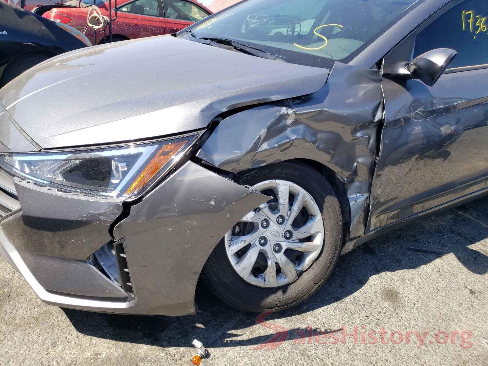 5NPD74LF5KH455453 2019 HYUNDAI ELANTRA