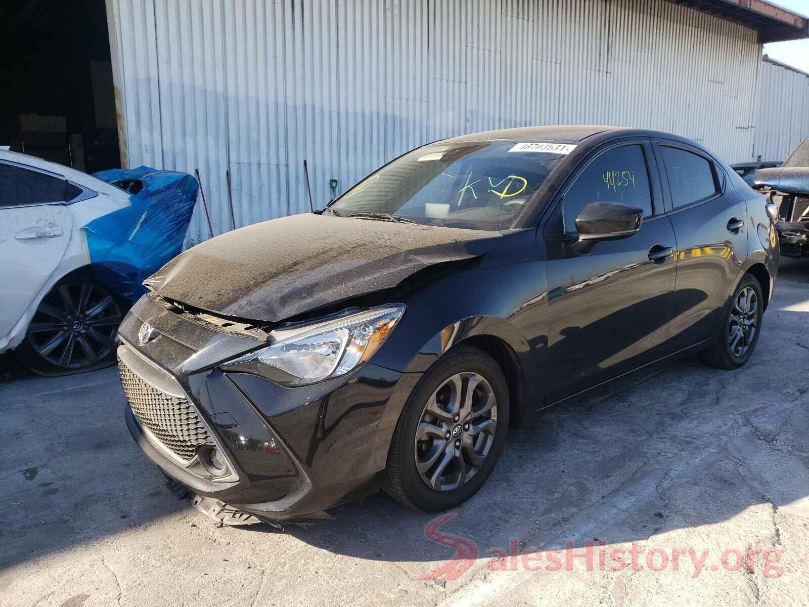 3MYDLBYV0KY525025 2019 TOYOTA YARIS