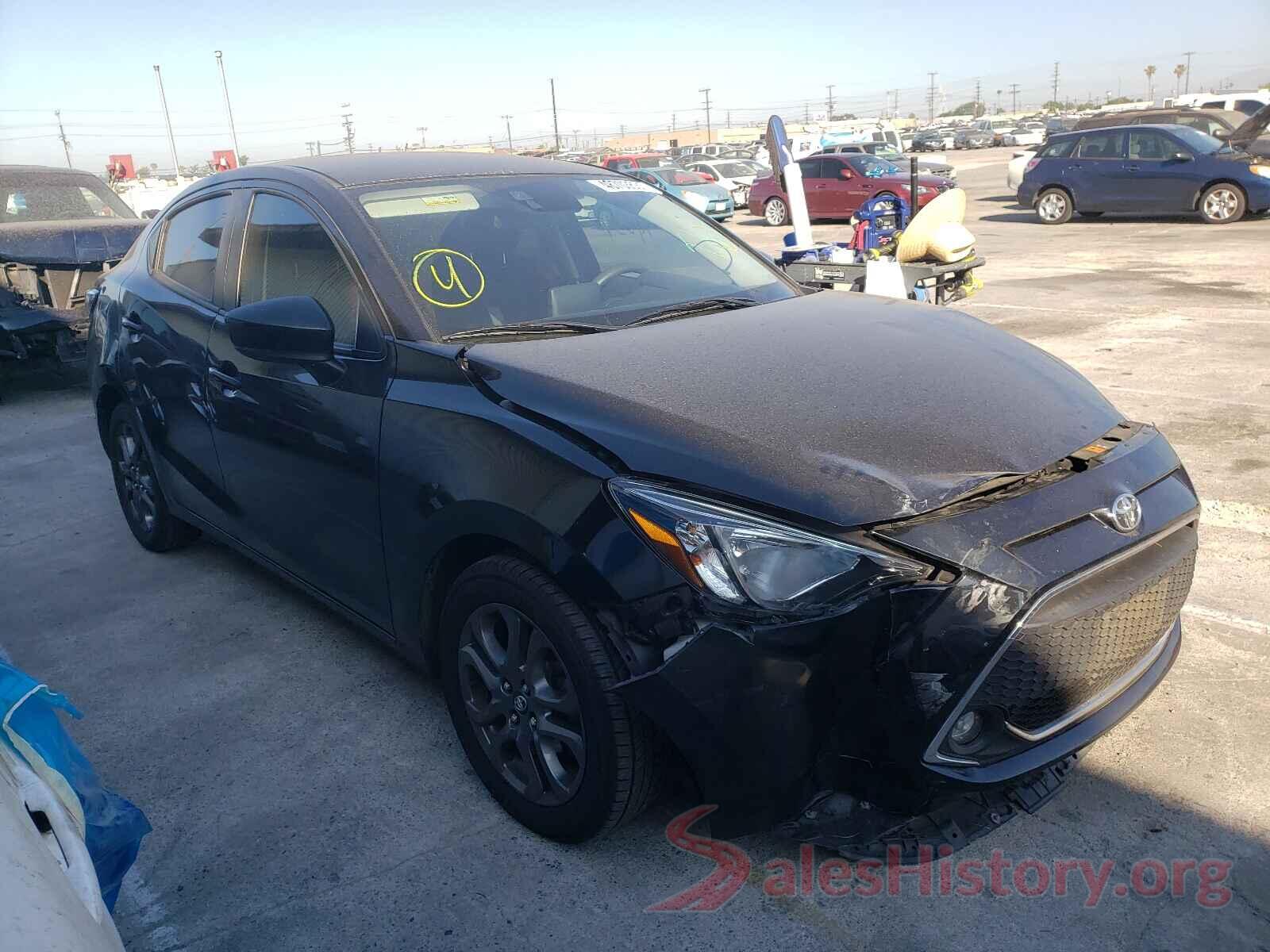 3MYDLBYV0KY525025 2019 TOYOTA YARIS