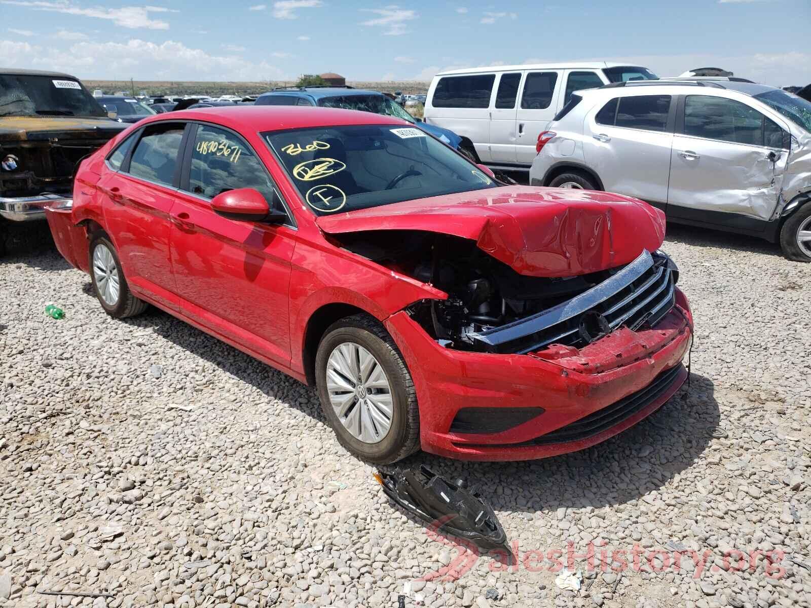 3VWC57BU1KM180383 2019 VOLKSWAGEN JETTA