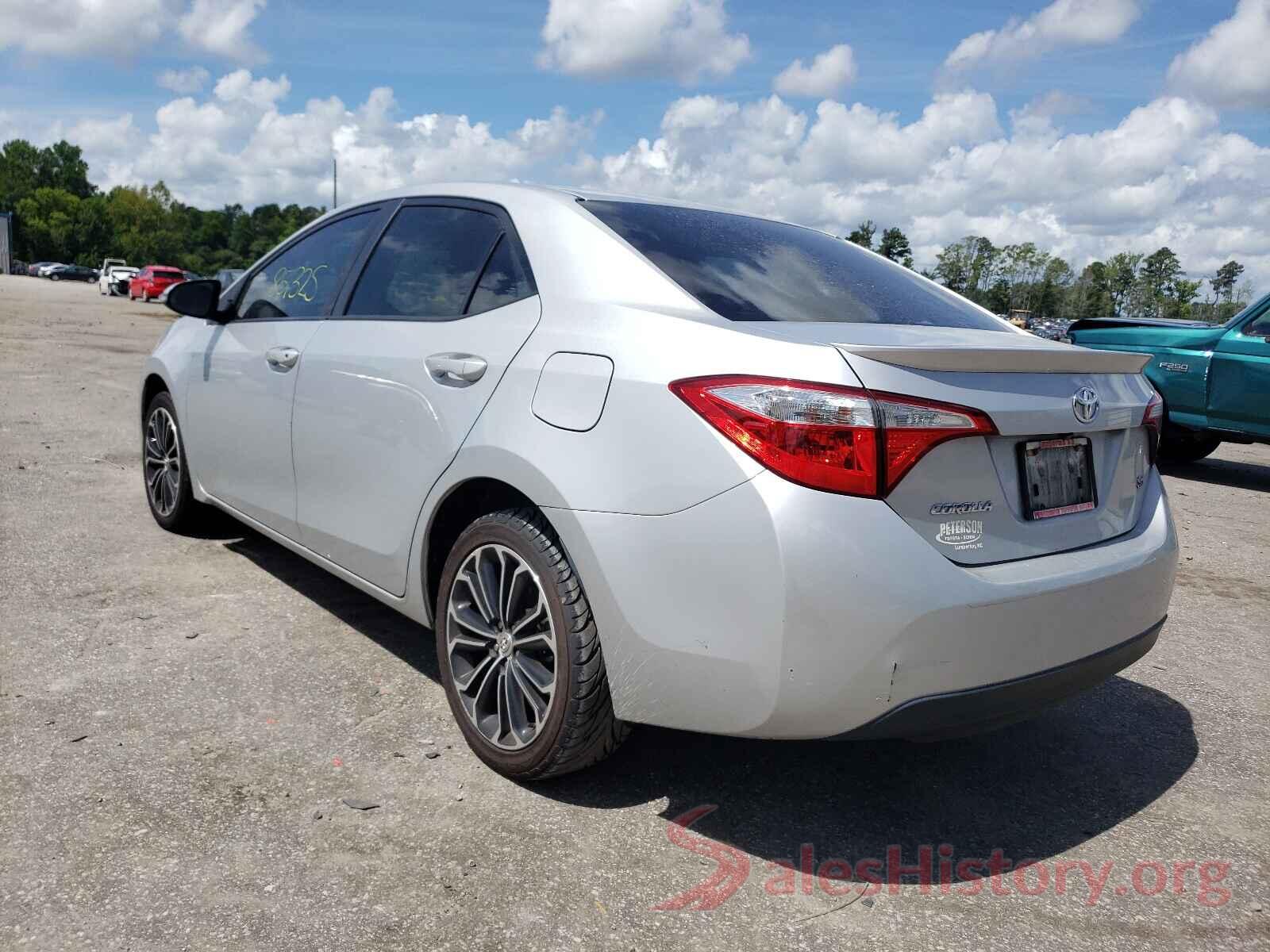 5YFBURHE4GP369574 2016 TOYOTA COROLLA