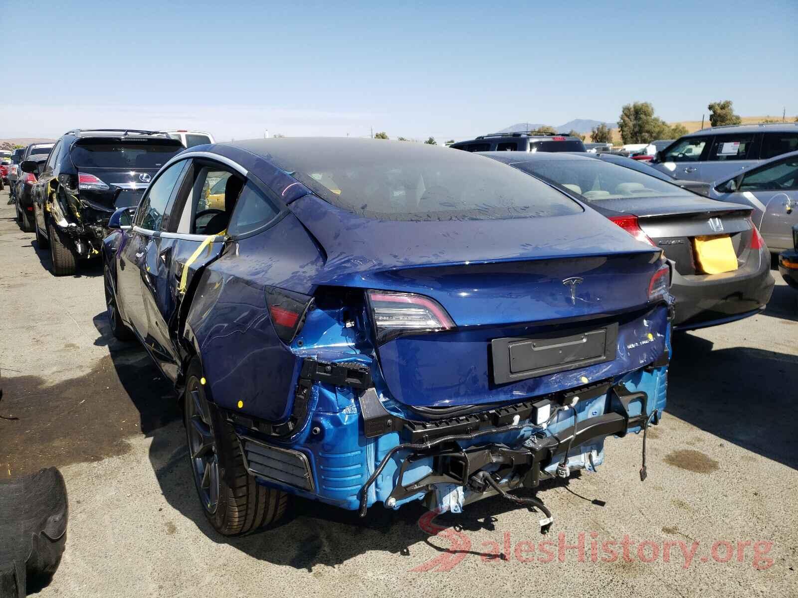 5YJ3E7EB4MF942318 2021 TESLA MODEL 3