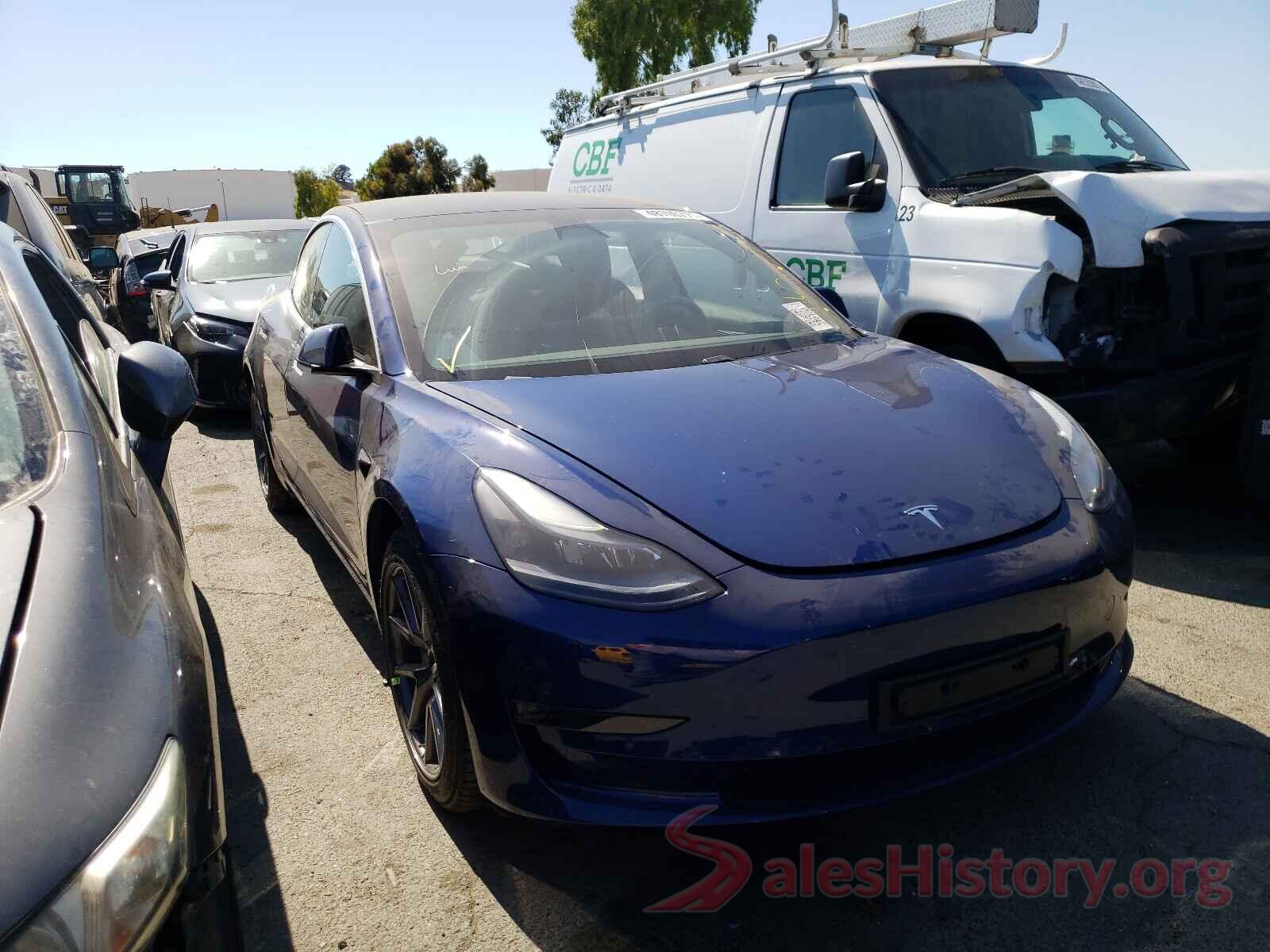 5YJ3E7EB4MF942318 2021 TESLA MODEL 3