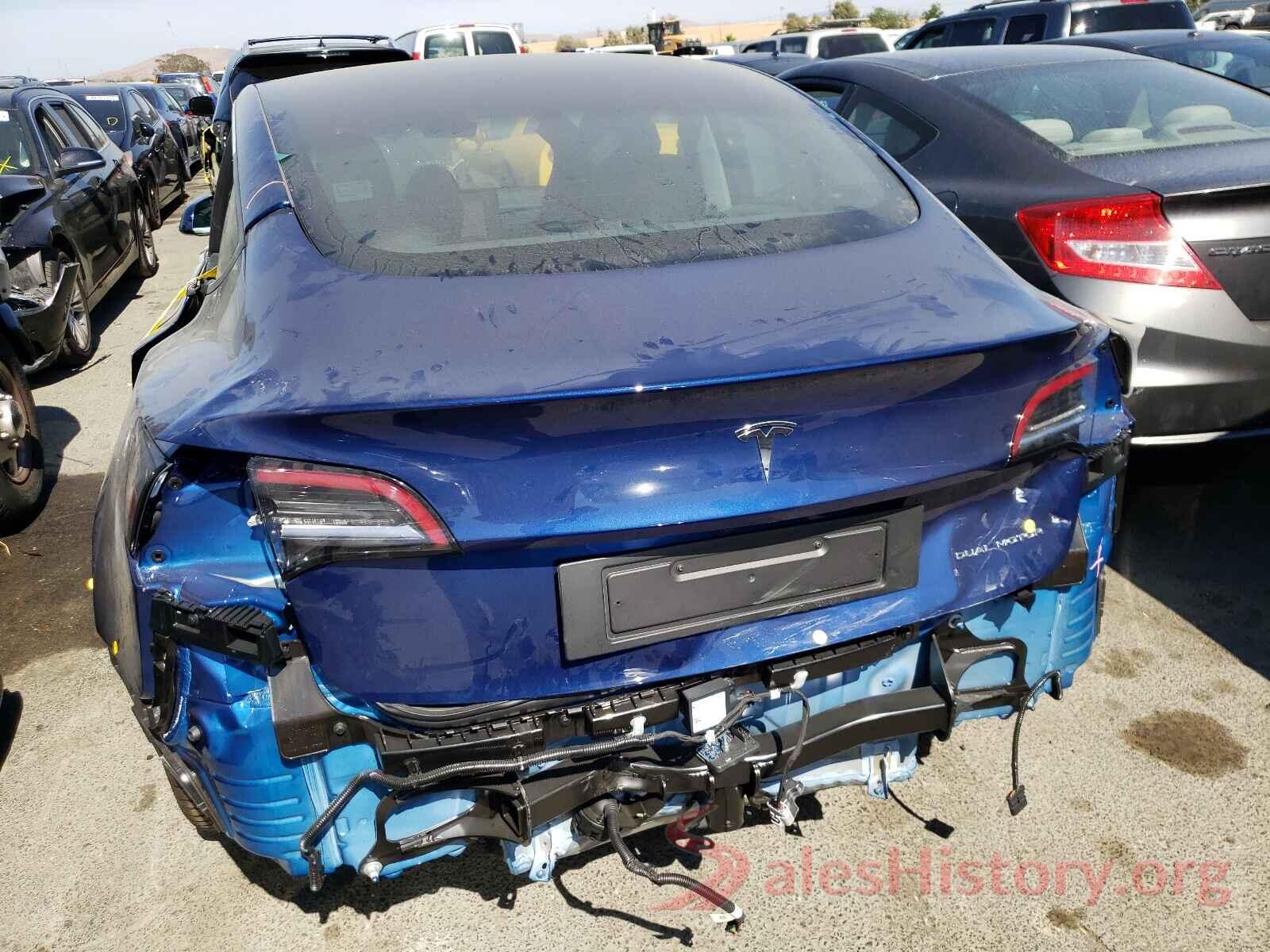 5YJ3E7EB4MF942318 2021 TESLA MODEL 3