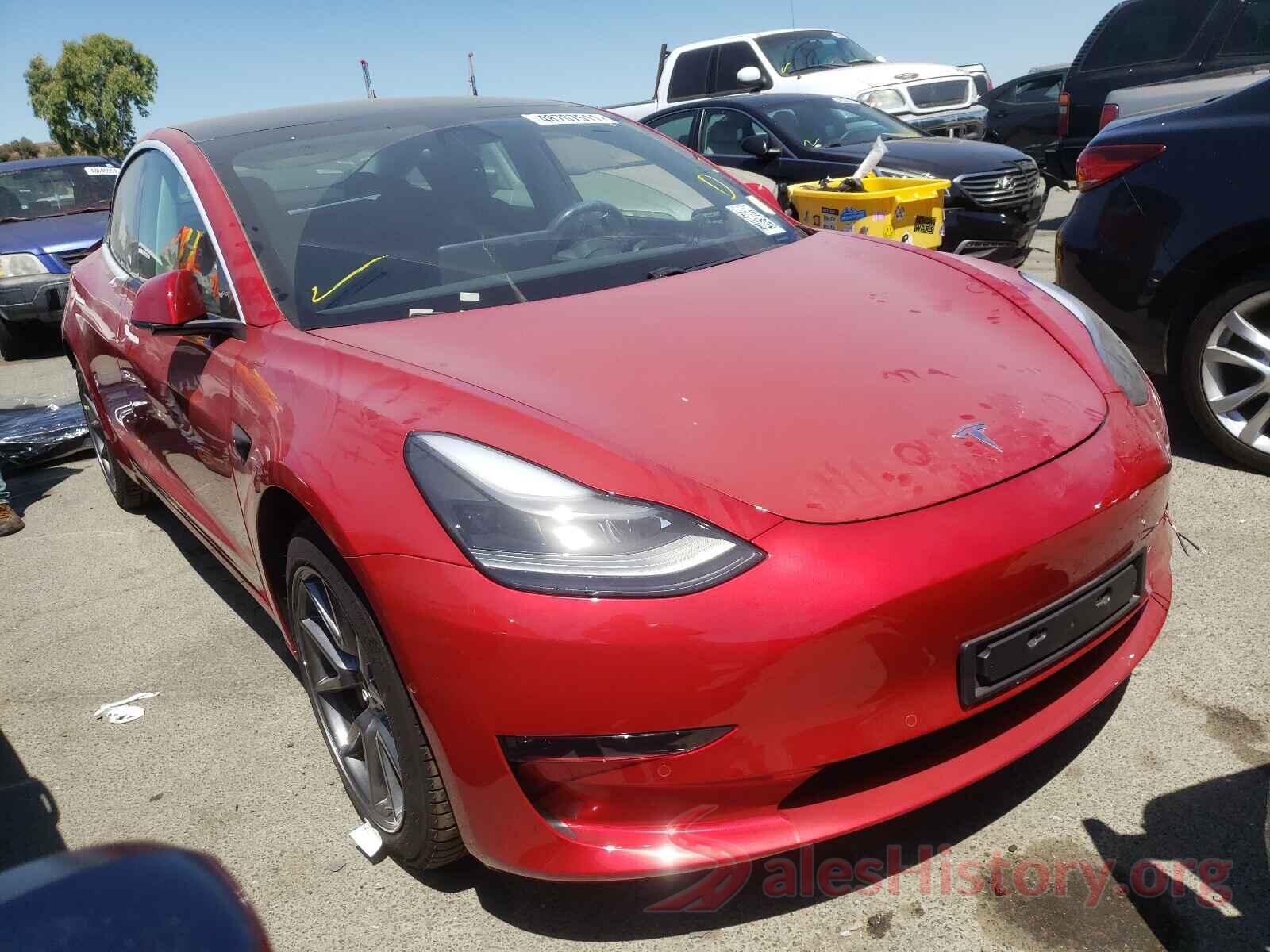 5YJ3E7EBXMF943845 2021 TESLA MODEL 3