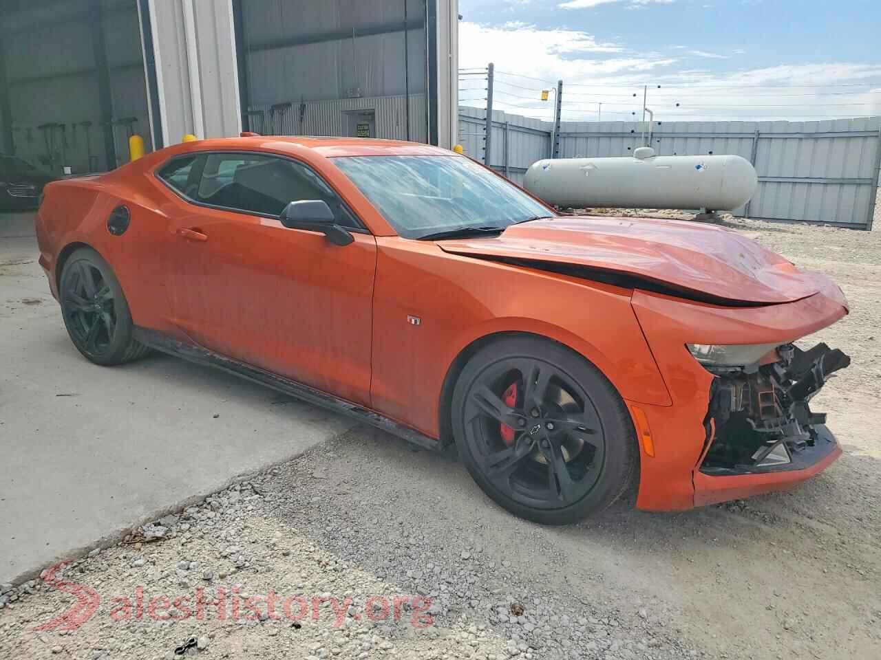 2022 CHEVROLET CAMARO VIN 1G1FD1RX1N0122855, rear 3/4 view