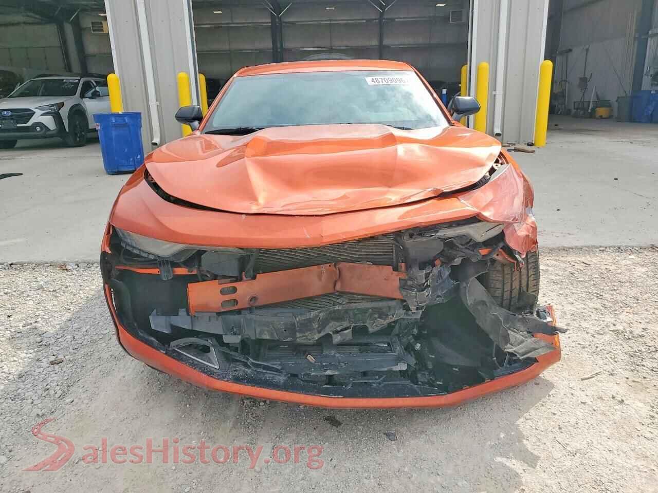 2022 CHEVROLET CAMARO VIN 1G1FD1RX1N0122855, rear view