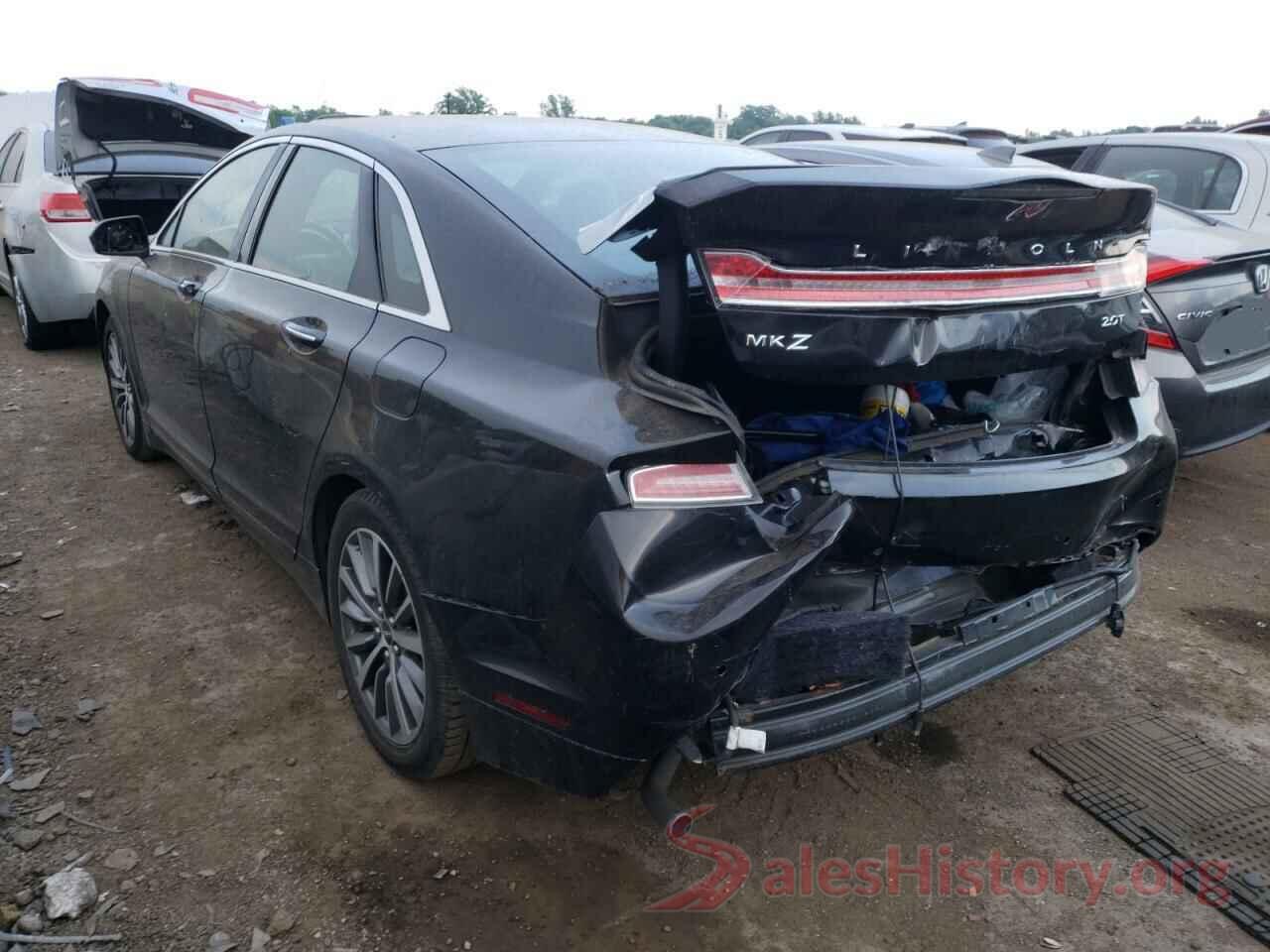 3LN6L5C90KR614893 2019 LINCOLN MKZ