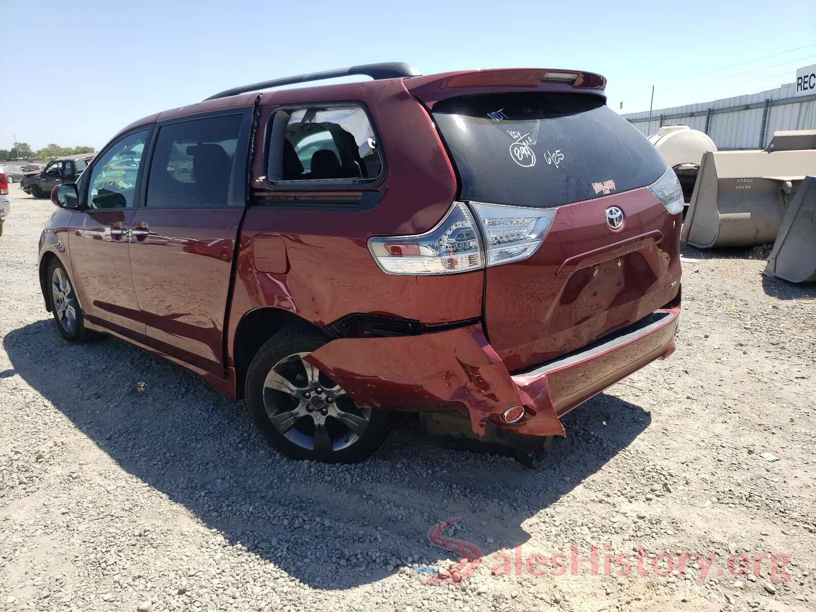 5TDXK3DC8GS746461 2016 TOYOTA SIENNA