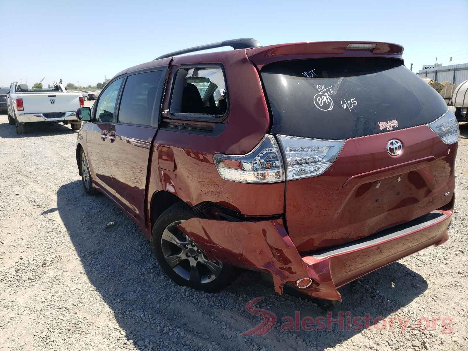 5TDXK3DC8GS746461 2016 TOYOTA SIENNA