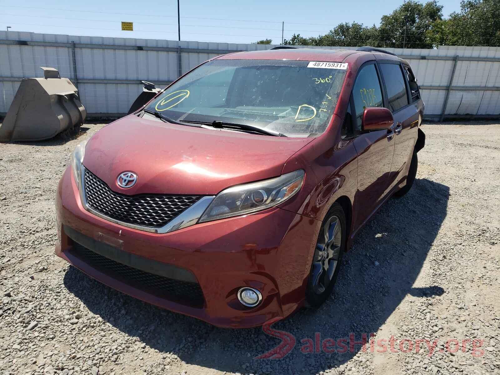 5TDXK3DC8GS746461 2016 TOYOTA SIENNA