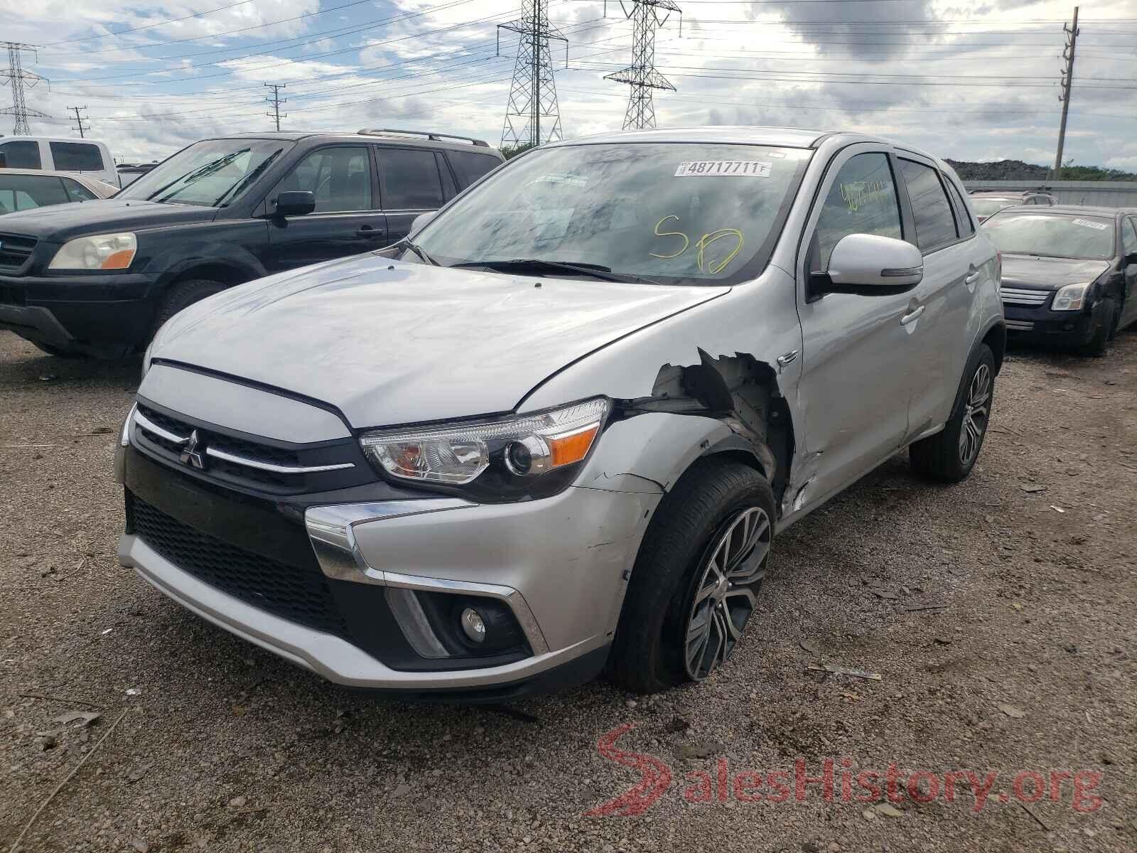 JA4AP4AUXKU012607 2019 MITSUBISHI OUTLANDER