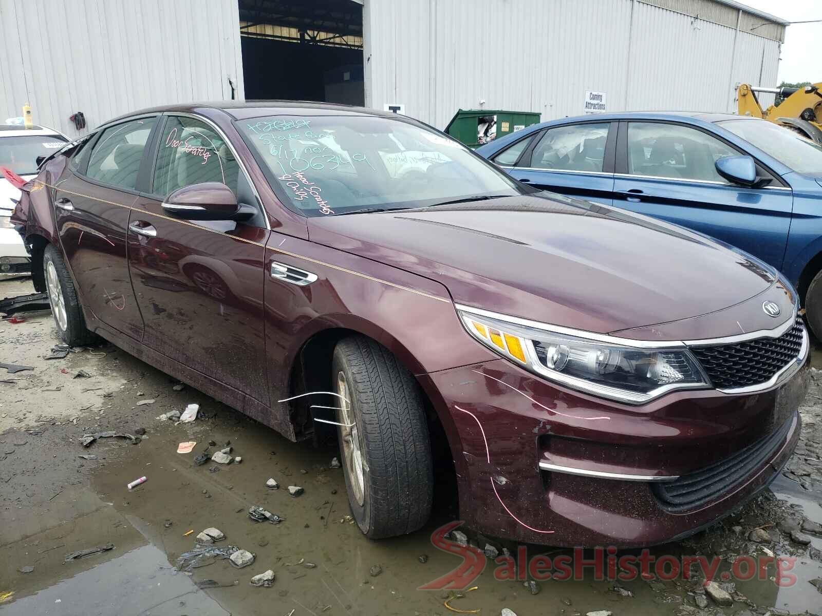 5XXGT4L39GG102814 2016 KIA OPTIMA