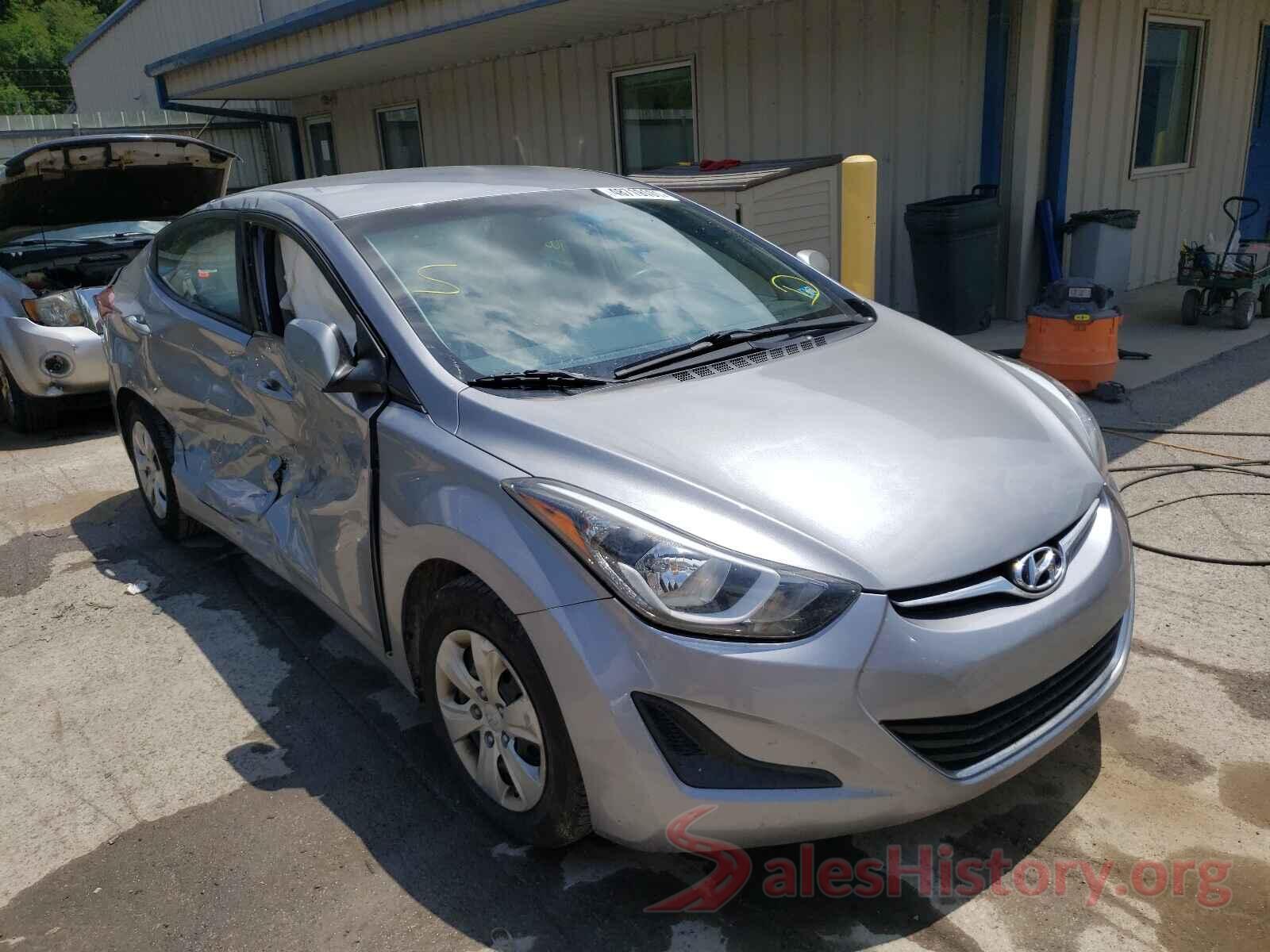 5NPDH4AEXGH687500 2016 HYUNDAI ELANTRA