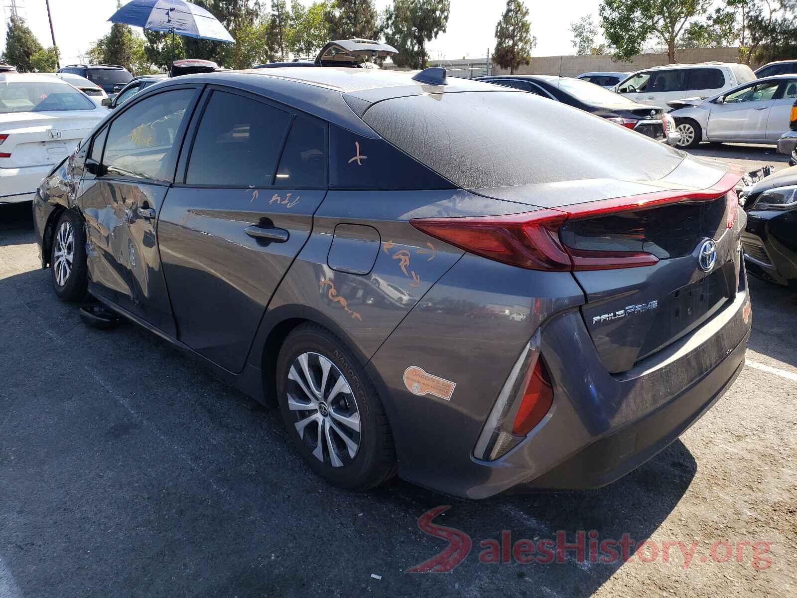 JTDKARFP4L3155202 2020 TOYOTA PRIUS