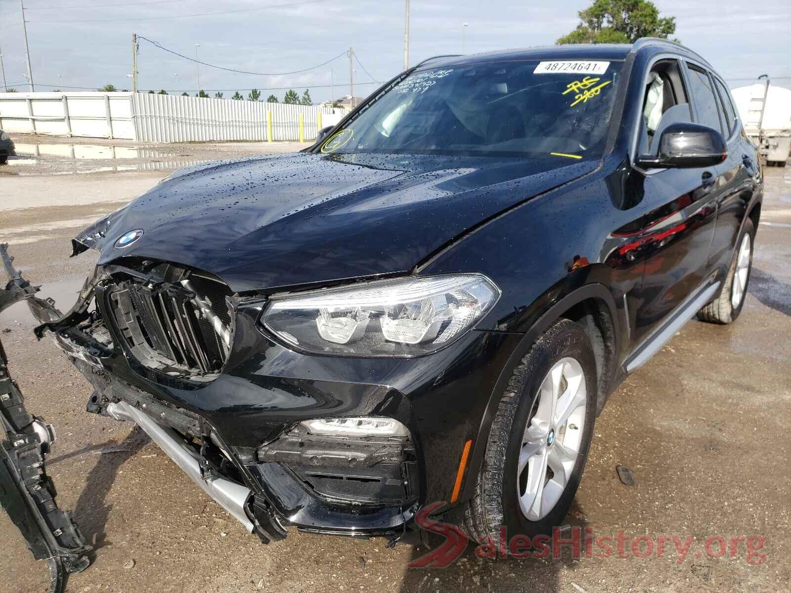 5UXTR7C50KLF23945 2019 BMW X3