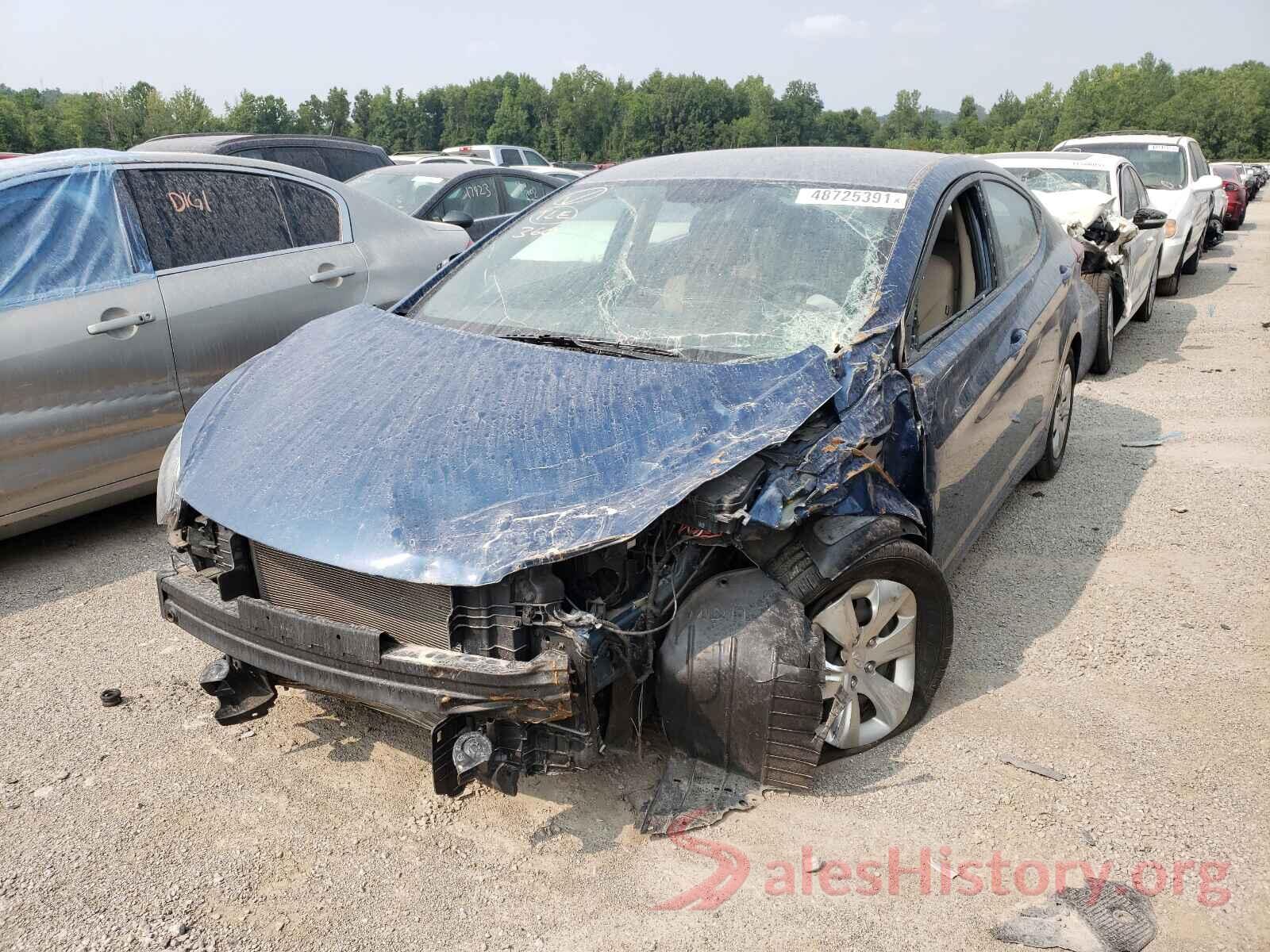 KMHDH4AE3GU643386 2016 HYUNDAI ELANTRA