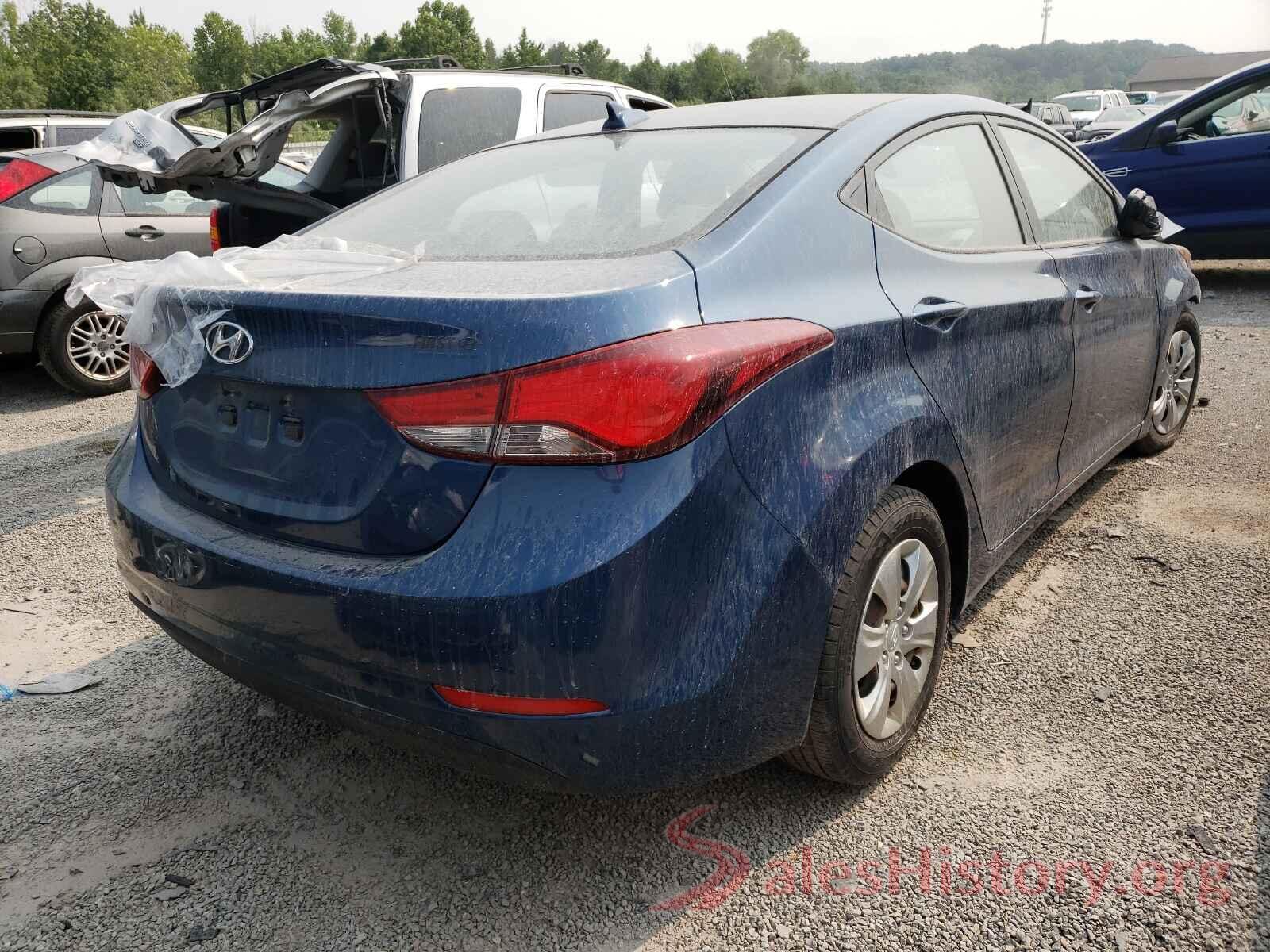 KMHDH4AE3GU643386 2016 HYUNDAI ELANTRA