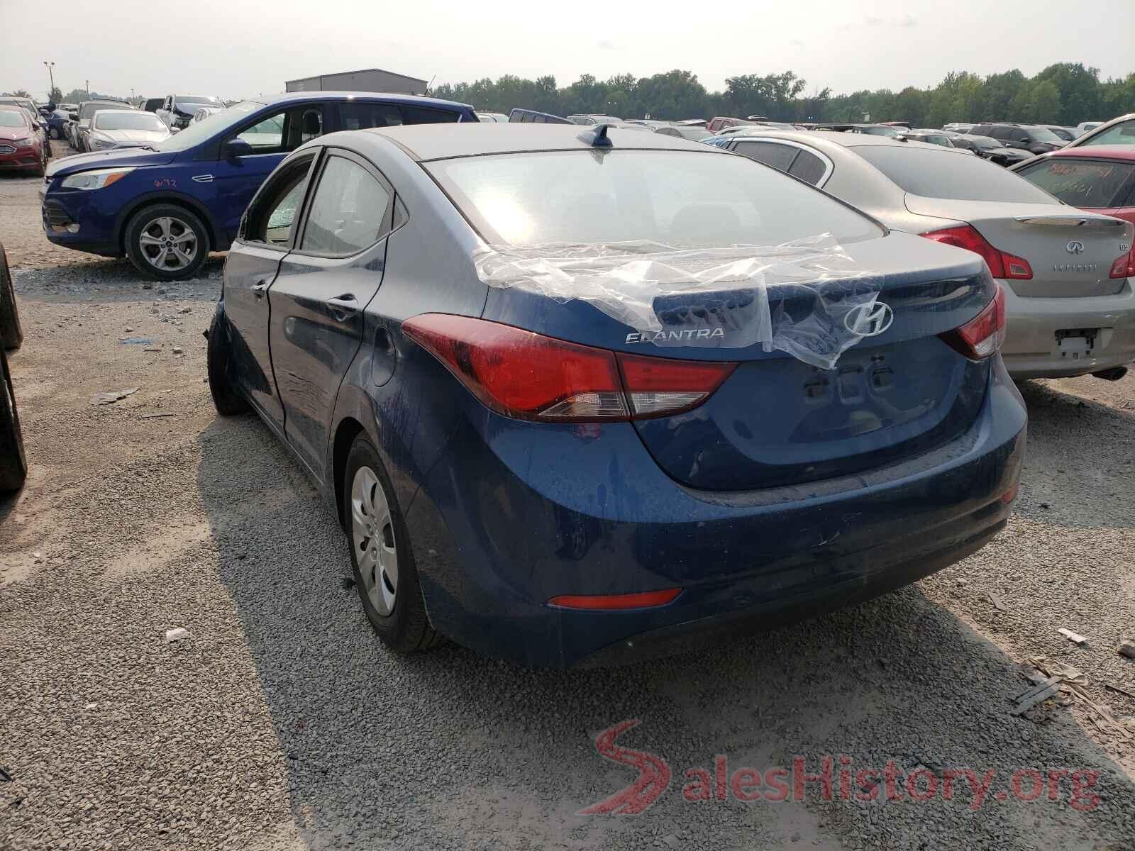 KMHDH4AE3GU643386 2016 HYUNDAI ELANTRA