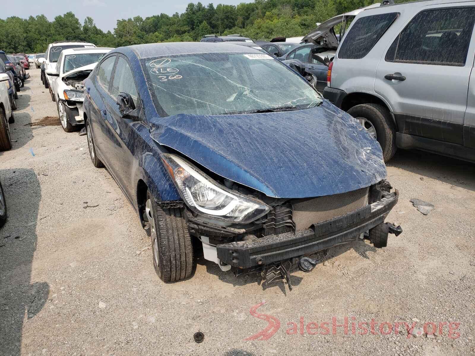 KMHDH4AE3GU643386 2016 HYUNDAI ELANTRA