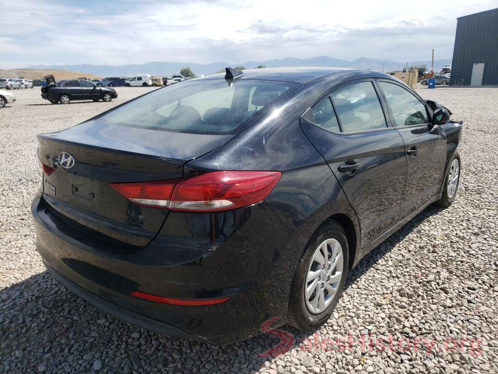 5NPD74LF3HH190640 2017 HYUNDAI ELANTRA