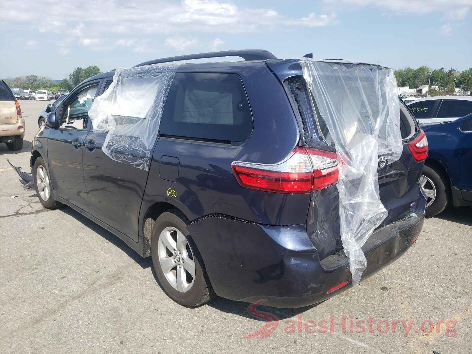 5TDKZ3DC8JS932787 2018 TOYOTA SIENNA