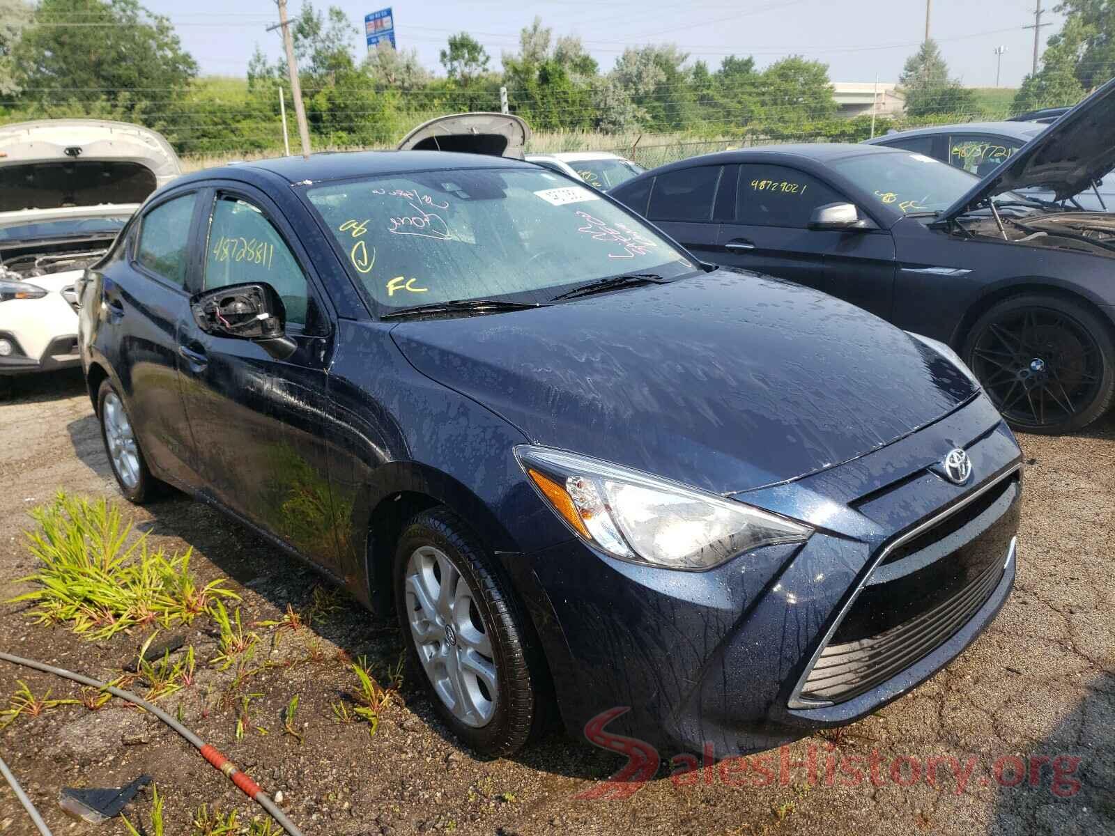 3MYDLBYV2HY187572 2017 TOYOTA YARIS