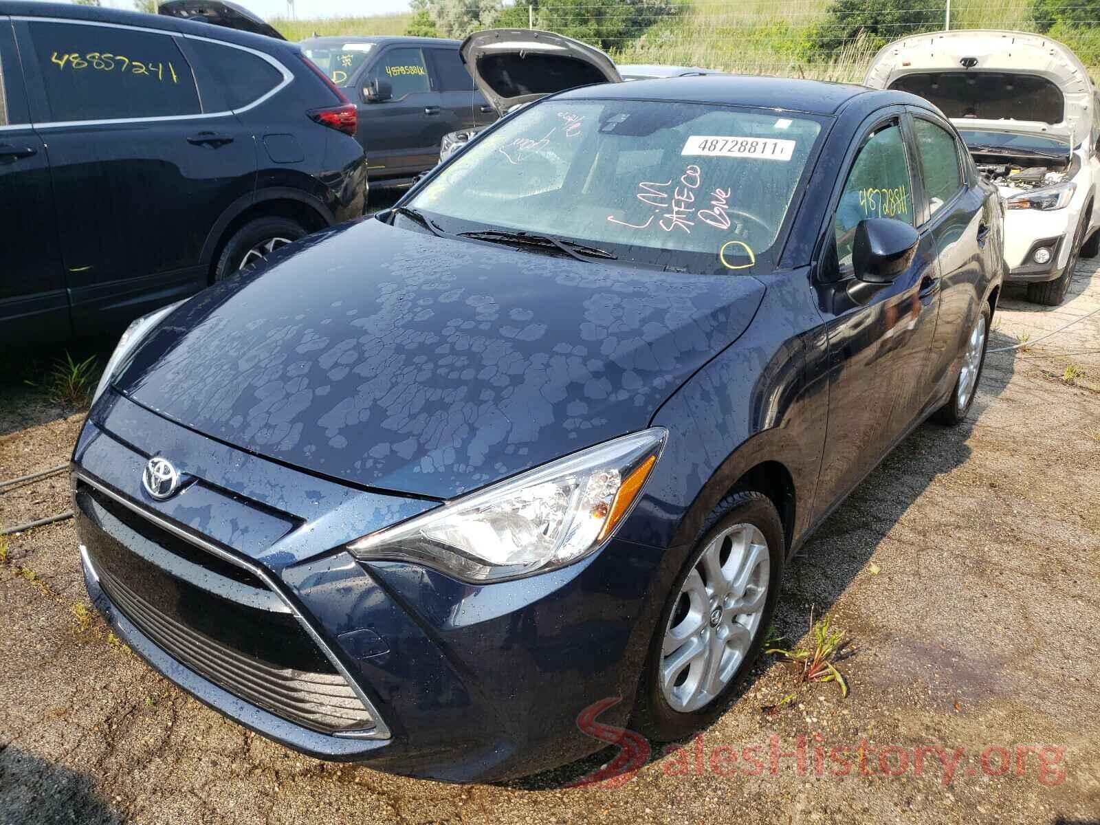 3MYDLBYV2HY187572 2017 TOYOTA YARIS