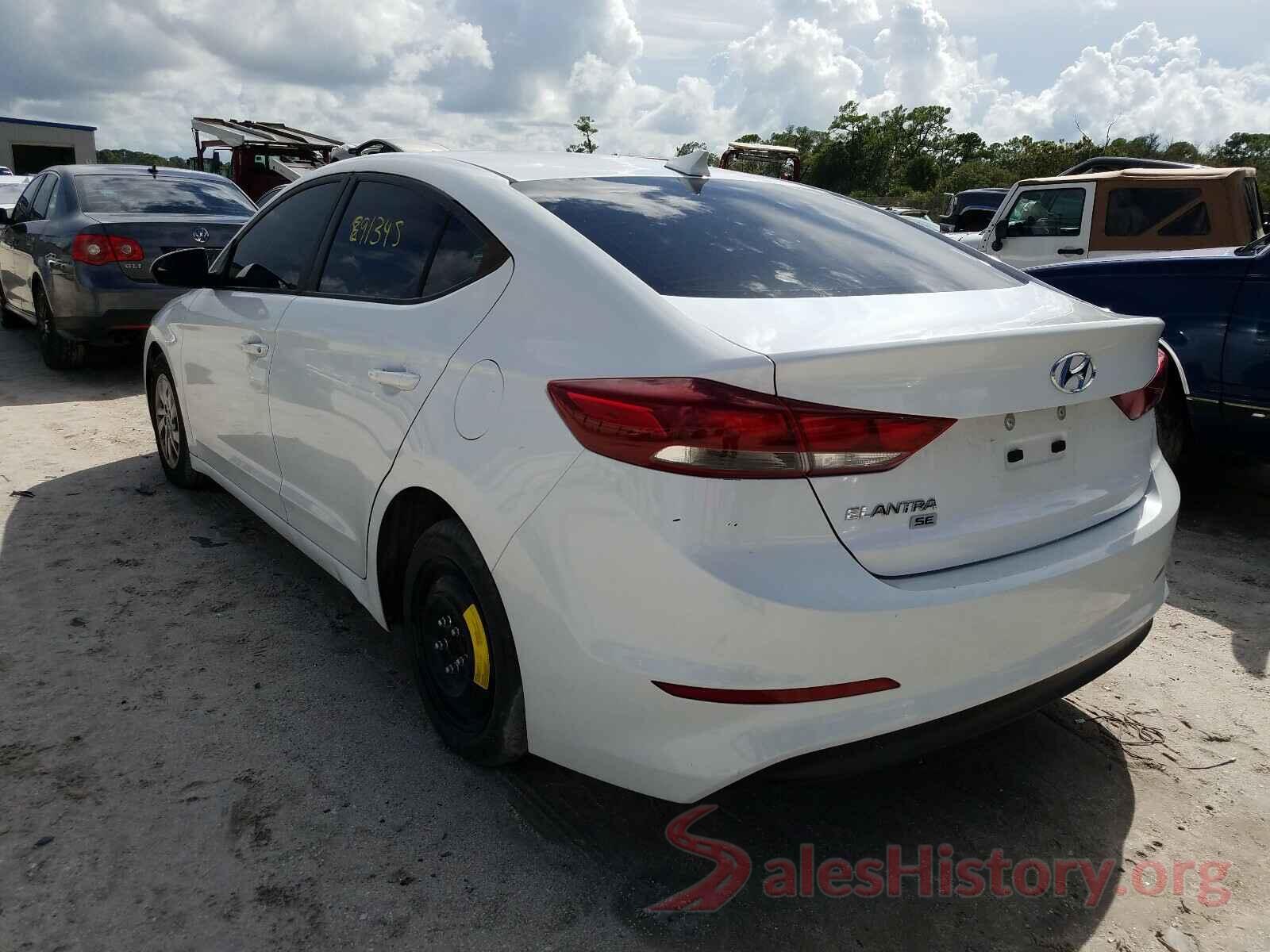 5NPD74LF8HH140378 2017 HYUNDAI ELANTRA