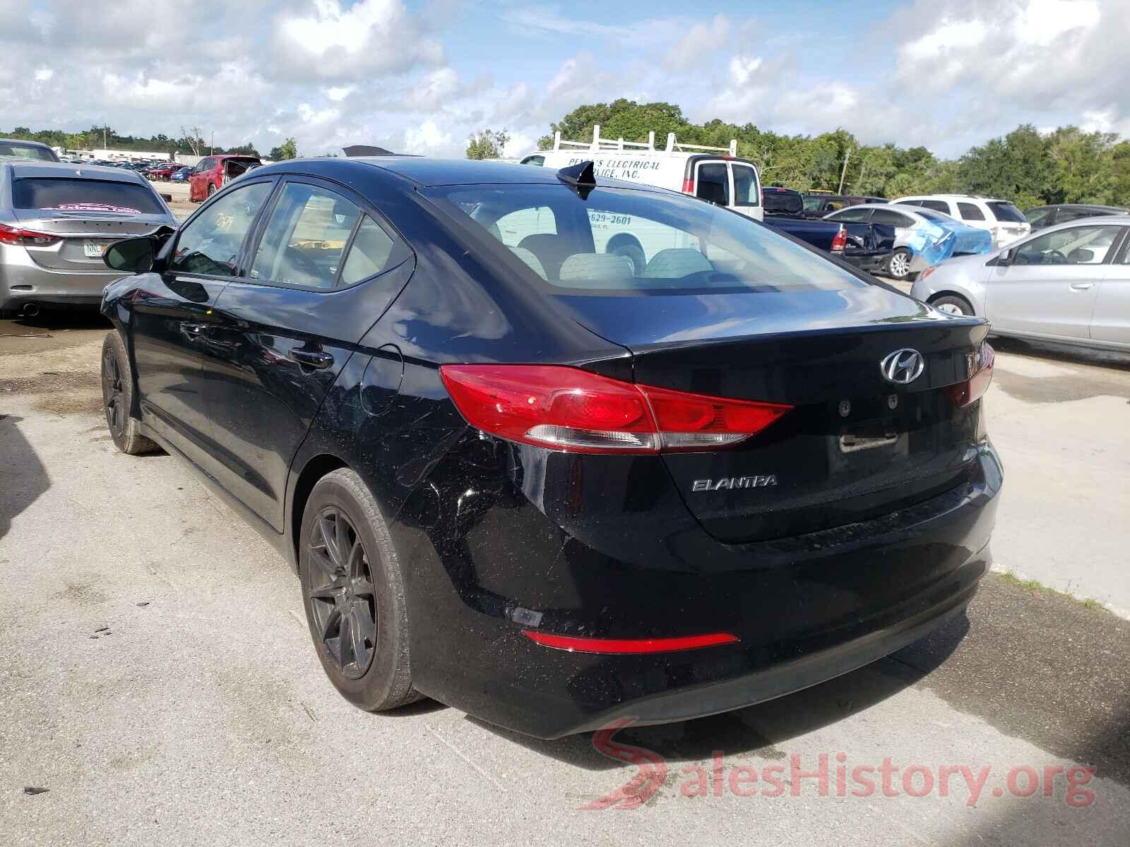 5NPD84LF7JH234223 2018 HYUNDAI ELANTRA