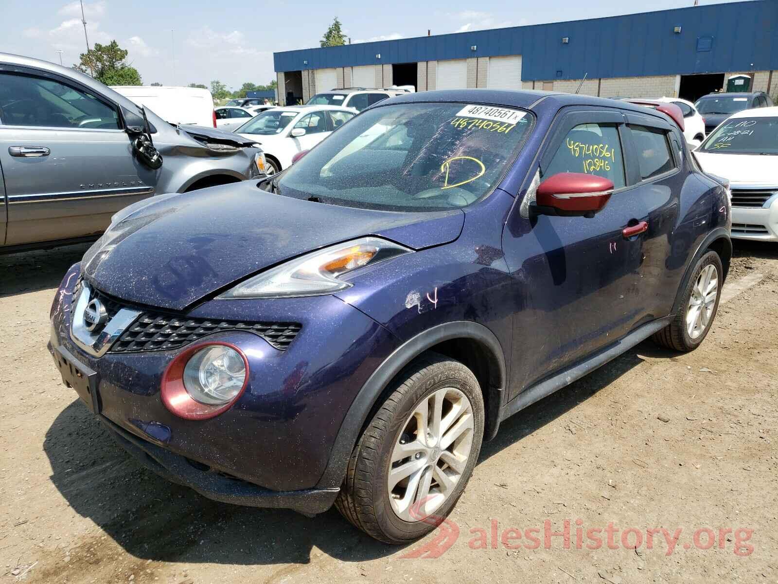 JN8AF5MV7FT554301 2015 NISSAN JUKE