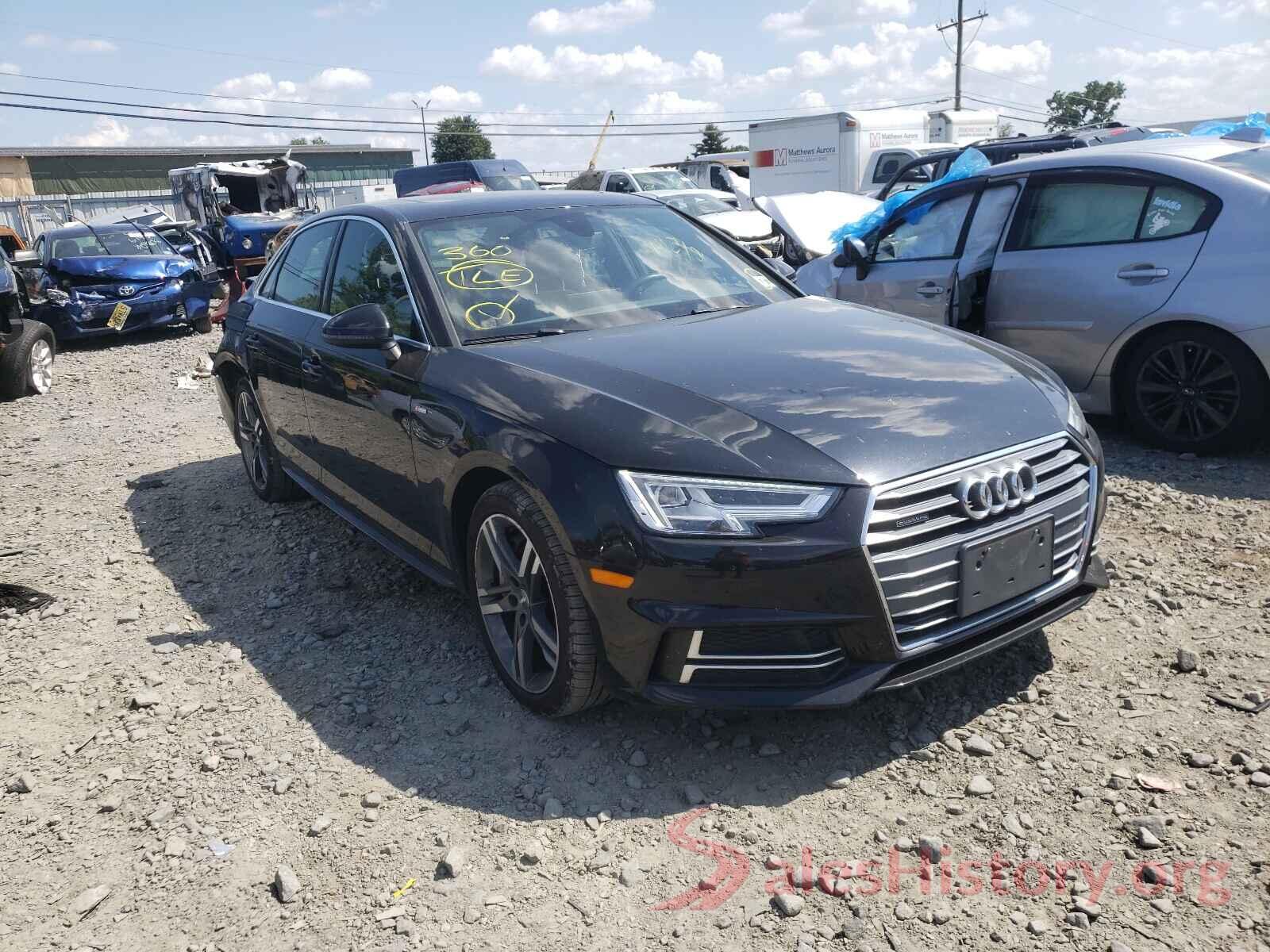 WAUENAF46JA169004 2018 AUDI A4