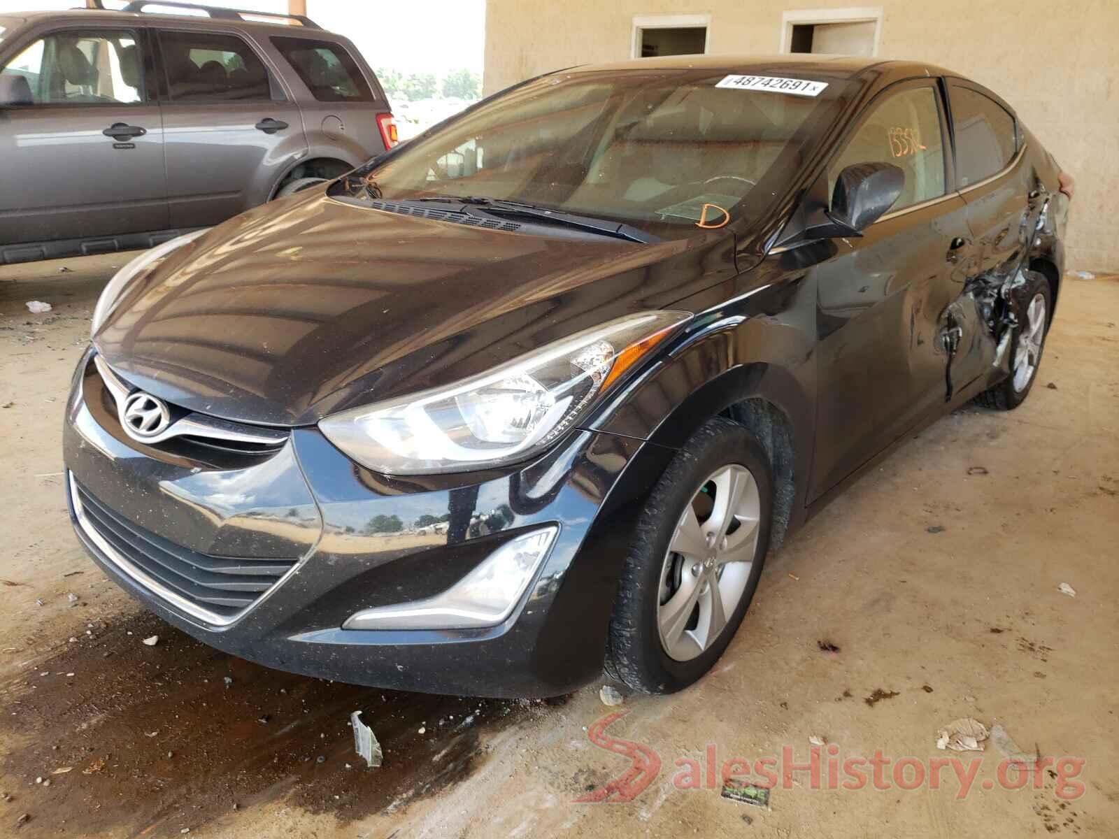 5NPDH4AE9GH687701 2016 HYUNDAI ELANTRA