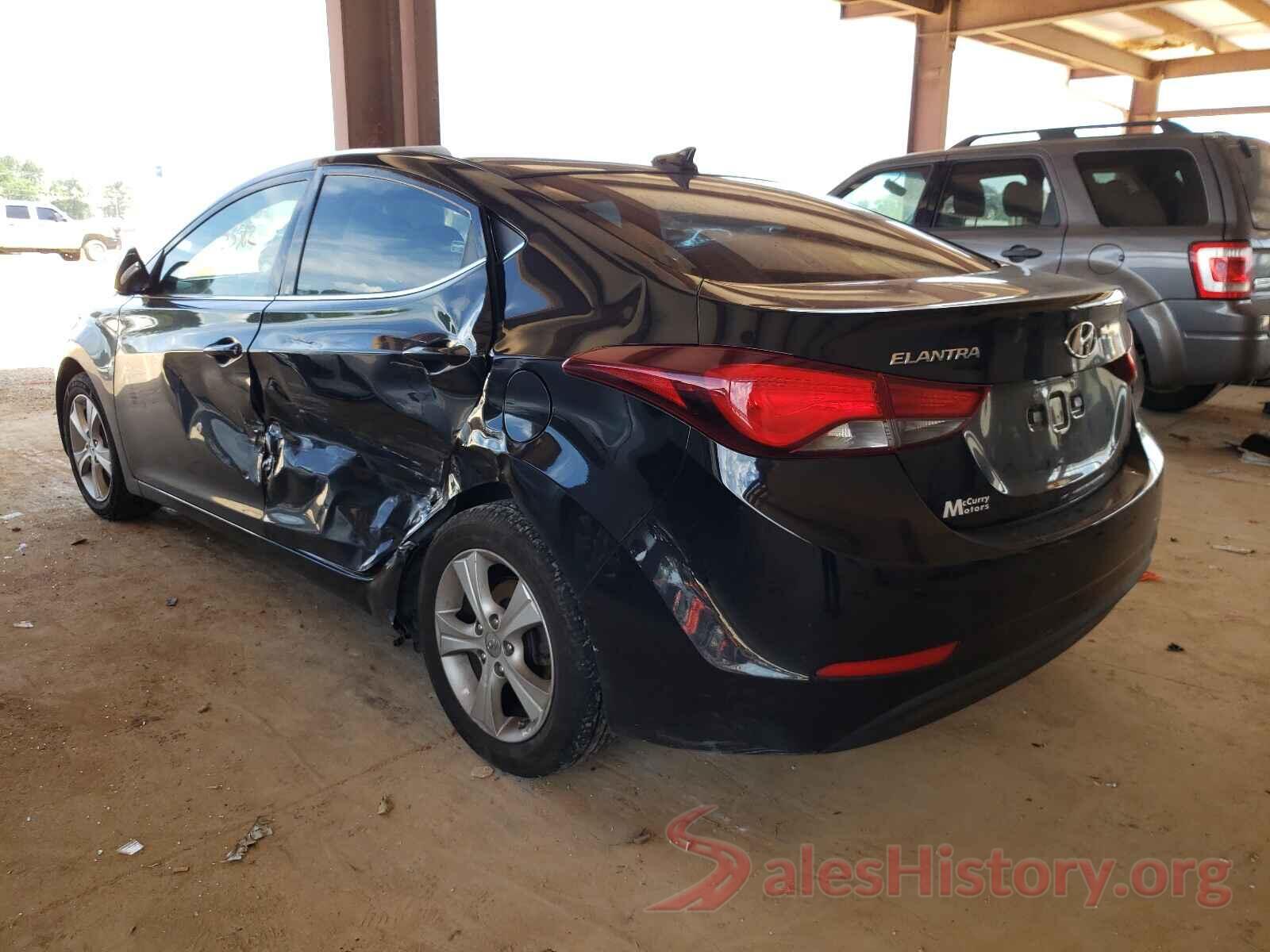 5NPDH4AE9GH687701 2016 HYUNDAI ELANTRA